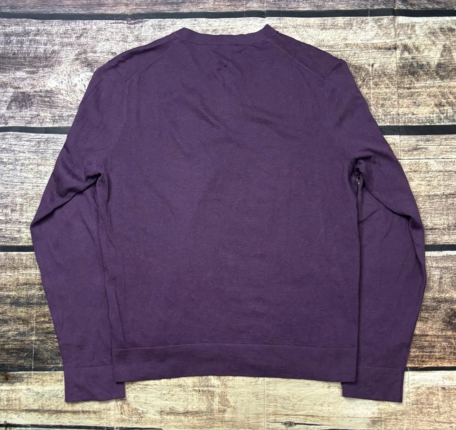 Theory Theory Sweater Mens Medium Leiman V-Neck Cashmere Cotton Size US M / EU 48-50 / 2 - 3 Thumbnail