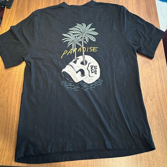 P&Co Black Graphic Tee with Logo Size US M / EU 48-50 / 2 - 2 Thumbnail