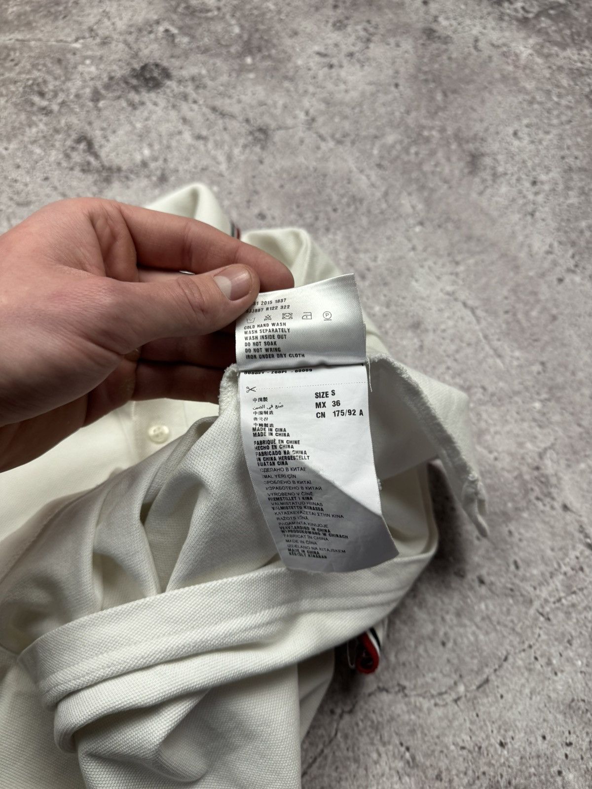 Prada Vintage Prada Red Tab Y2K Luxury Polo T Shirt Hype White Size US S / EU 44-46 / 1 - 7 Thumbnail