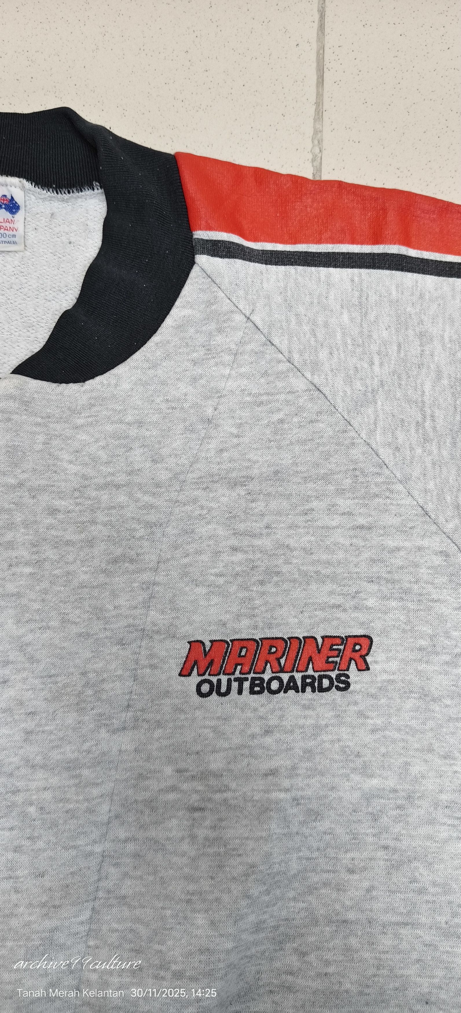 Vintage Vintage 80's Mariner Outboards merch trainer jacket Size US M / EU 48-50 / 2 - 12 Thumbnail