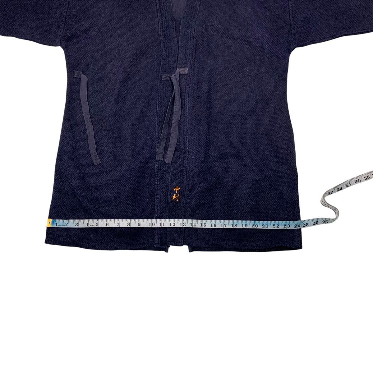 Vintage Indigo Sashiko Thick Weave Kimono Hanten Jacket #2790-C126 Size US L / EU 52-54 / 3 - 18 Thumbnail