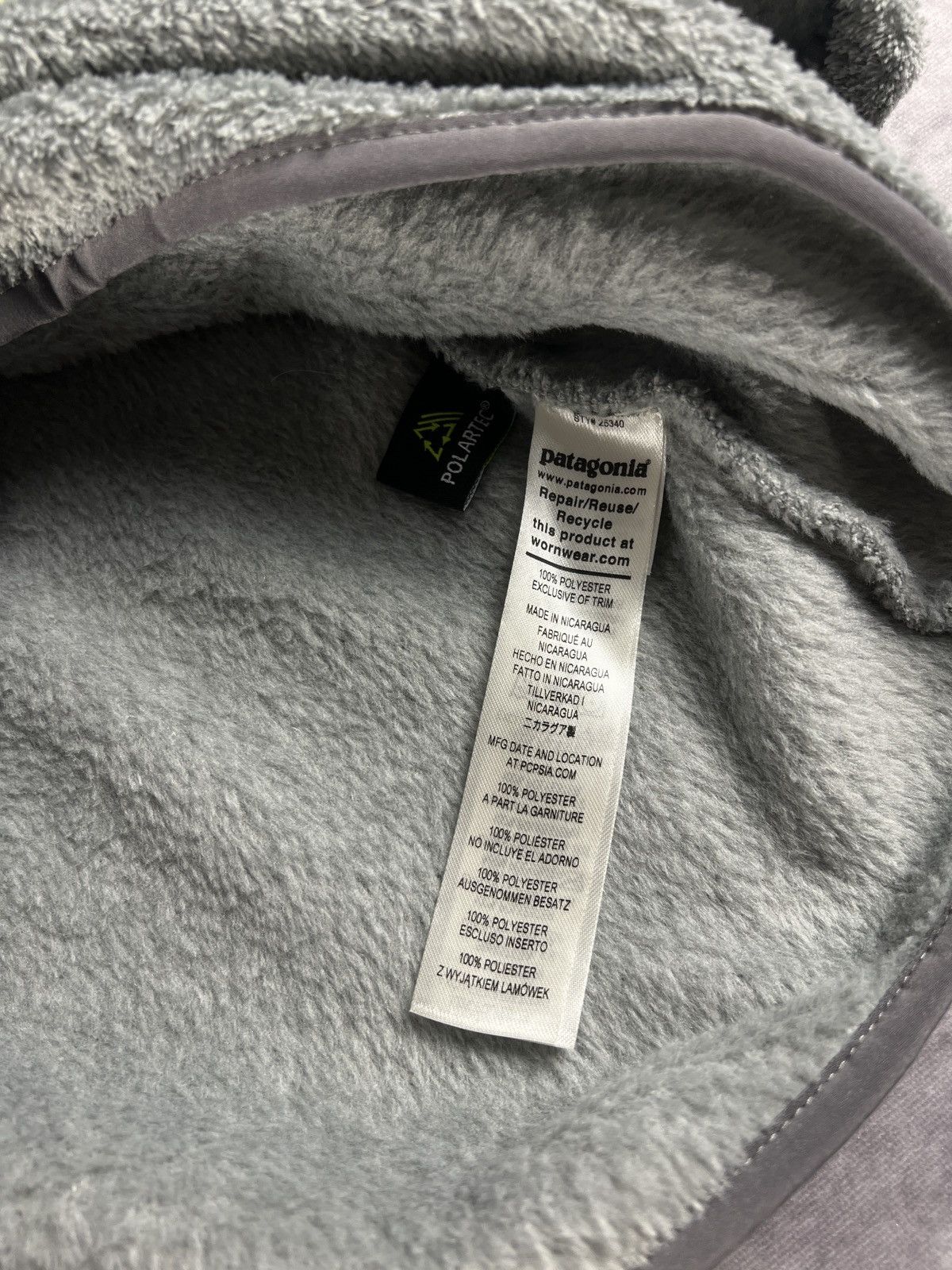 Arc'teryx × Patagonia × Polartec Patagonia Women's S Re-Tool 1/2 Zip Pullover Gray & Yellow Size US S / EU 44-46 / 1 - 4 Thumbnail