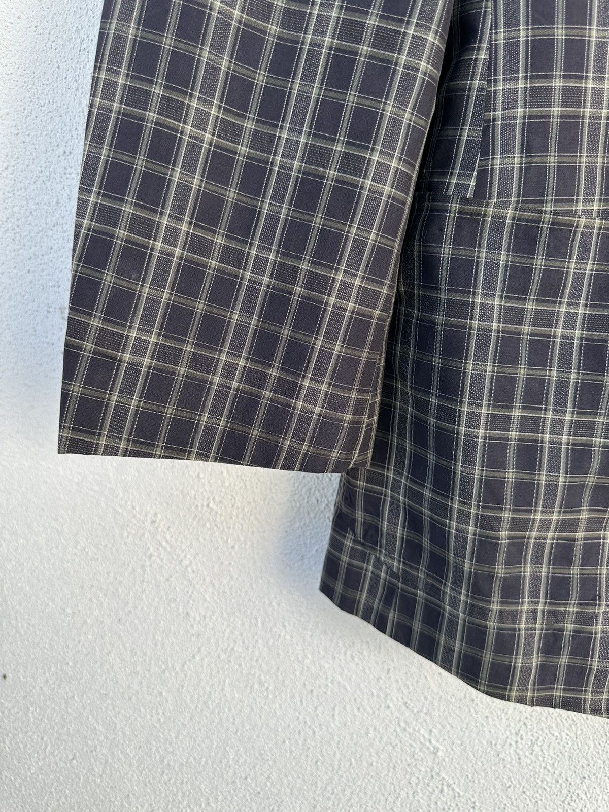 Vintage × Yves Saint Laurent Yves Saint Laurent Checkered Blazer Size 40R - 9 Thumbnail