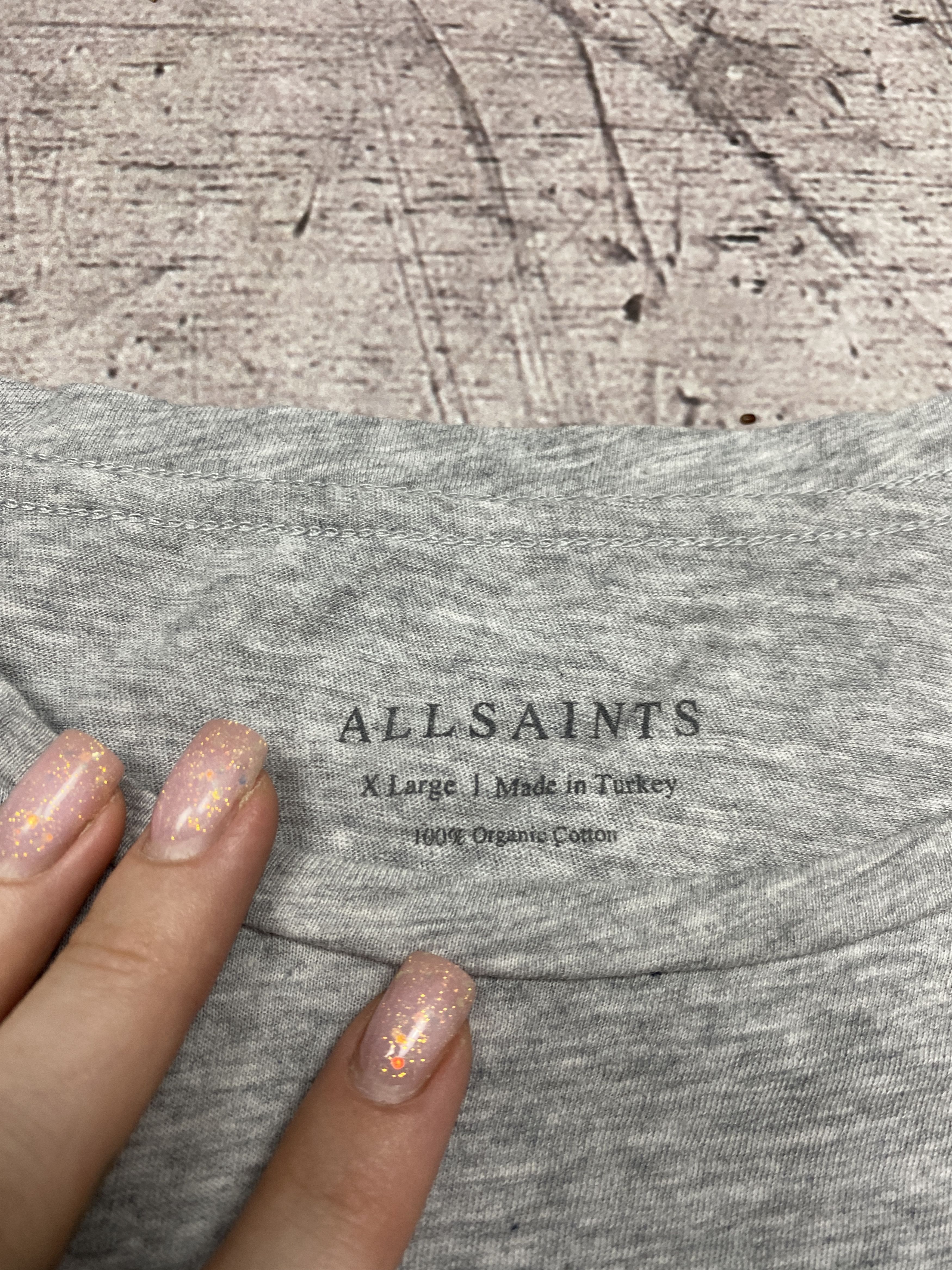 Allsaints Allsaints Vintage Mens Tonic Crew Neck T-Shirt Size US XL / EU 56 / 4 - 4 Thumbnail