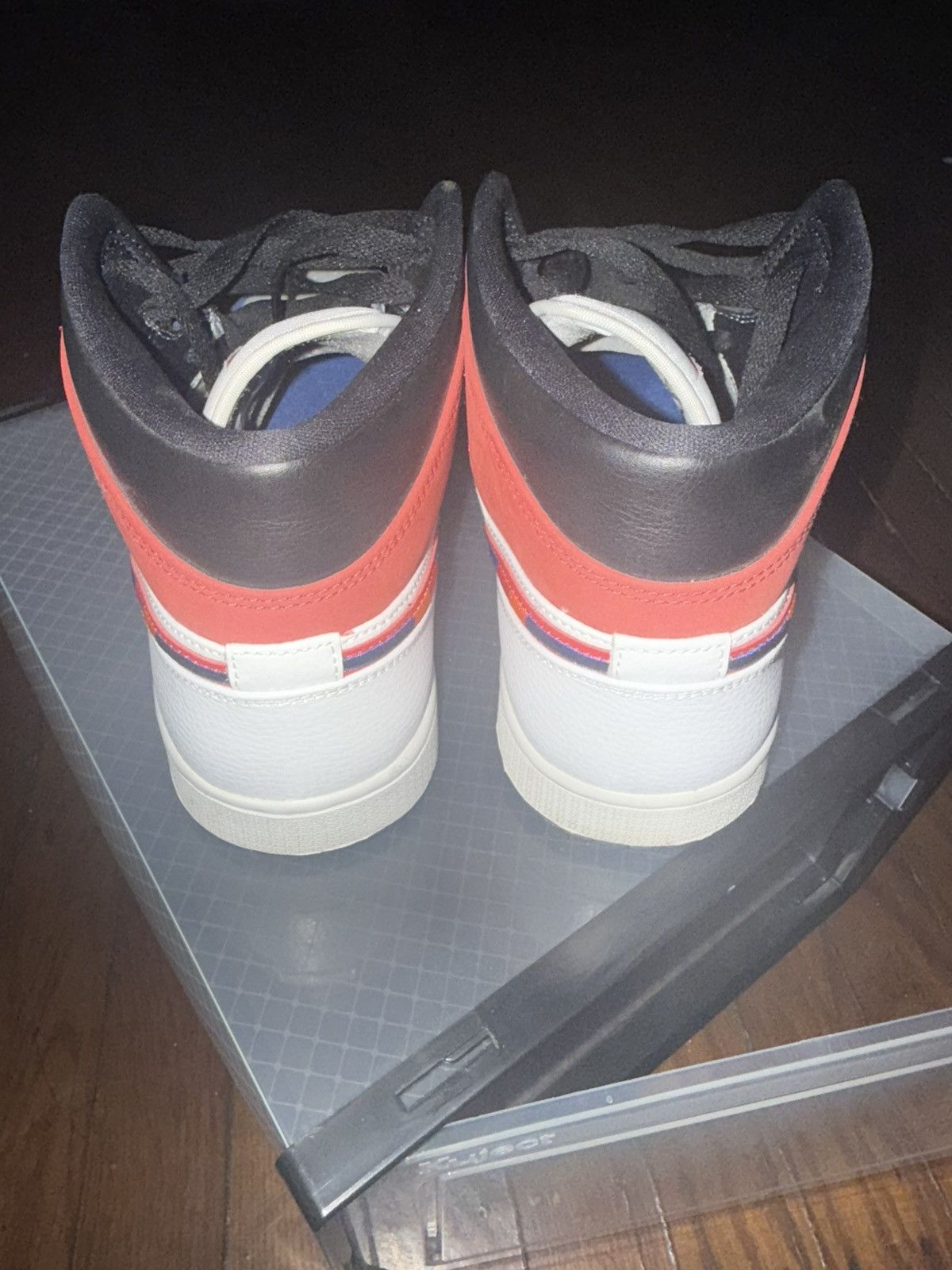 Jordan Brand × Nike Jordan 1 Mid multi-color swoosh Size US 9.5 / EU 42-43 - 2 Thumbnail