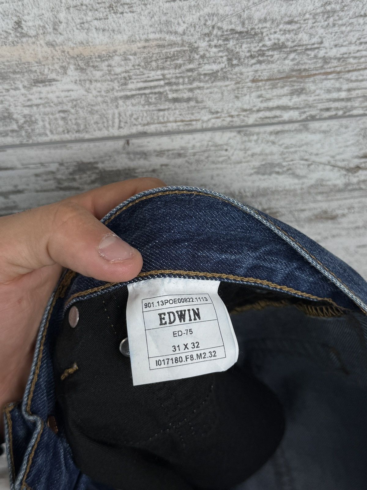 Edwin Mens Vintage Edwin Javanese denim jeans pants size 31/32 y2k Size US 31 - 12 Thumbnail