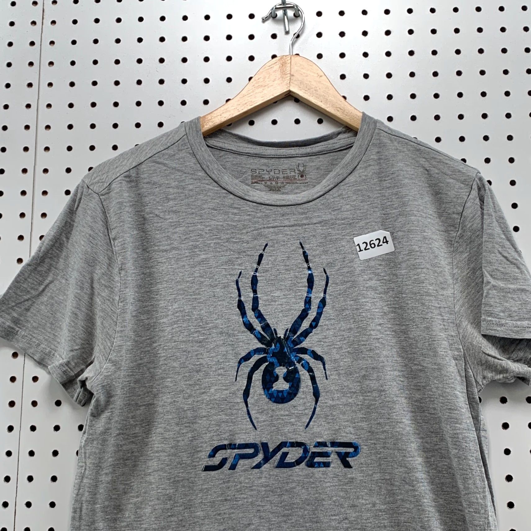 Spyder Spyder Graphic T-Shirt Men's Size Small Gray Crew Neck Short Sleeve Size US S / EU 44-46 / 1 - 3 Thumbnail