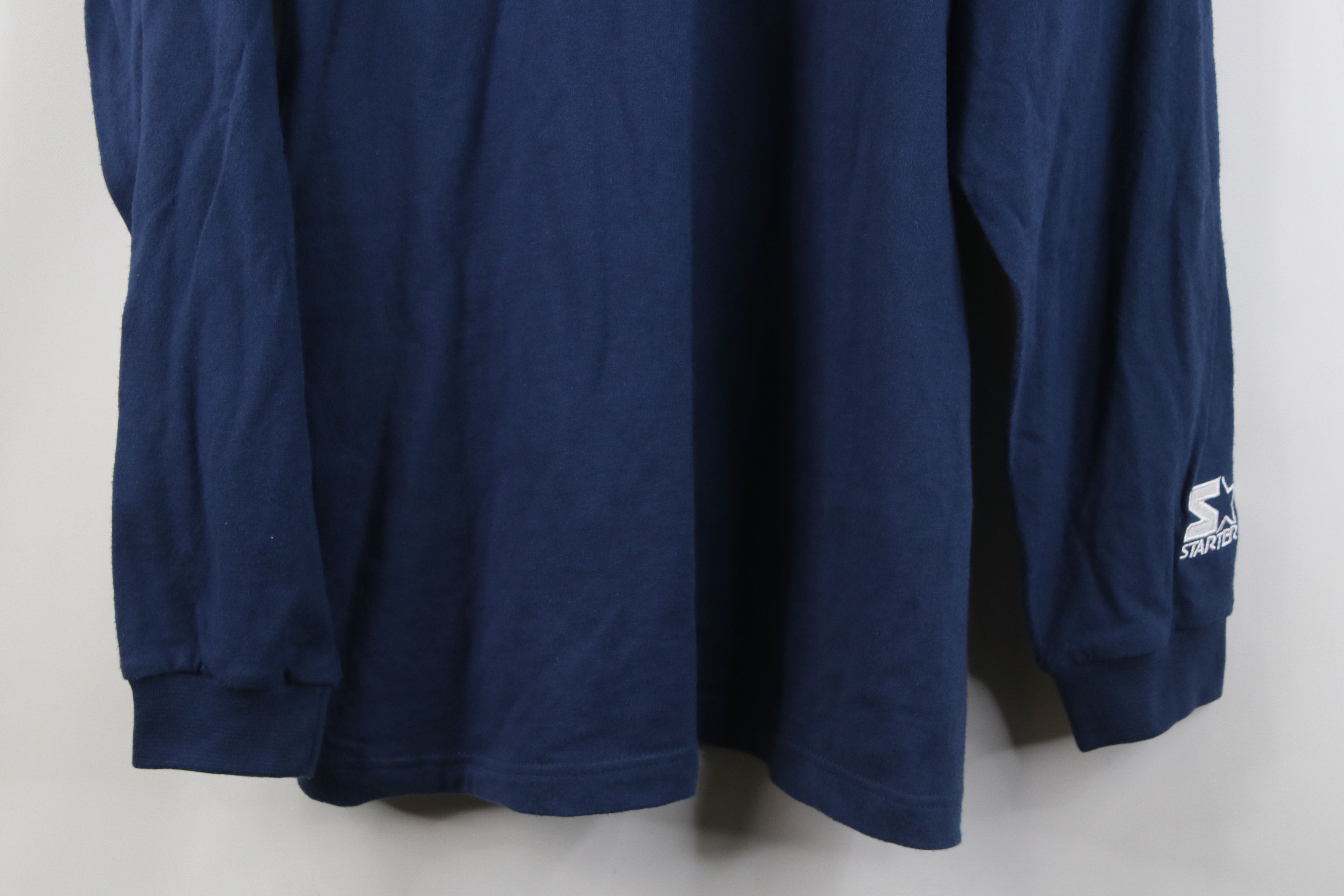 Starter Vintage 90s Starter University Mock Neck Long Sleeve T-Shirt Size US M / EU 48-50 / 2 - 3 Thumbnail