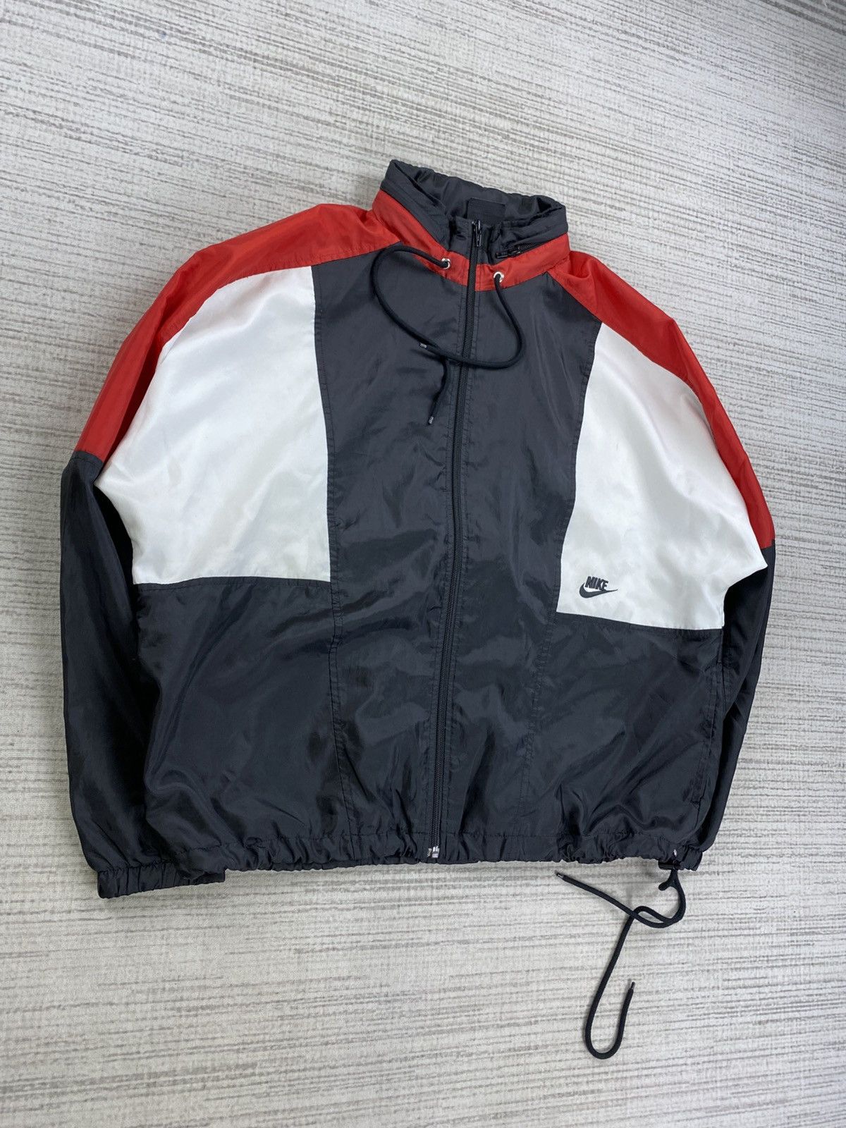Japanese Brand × Nike × Vintage Vintage Nike The Dept Of Archives Nylon Zipper Jacket Size US XL / EU 56 / 4 - 3 Thumbnail