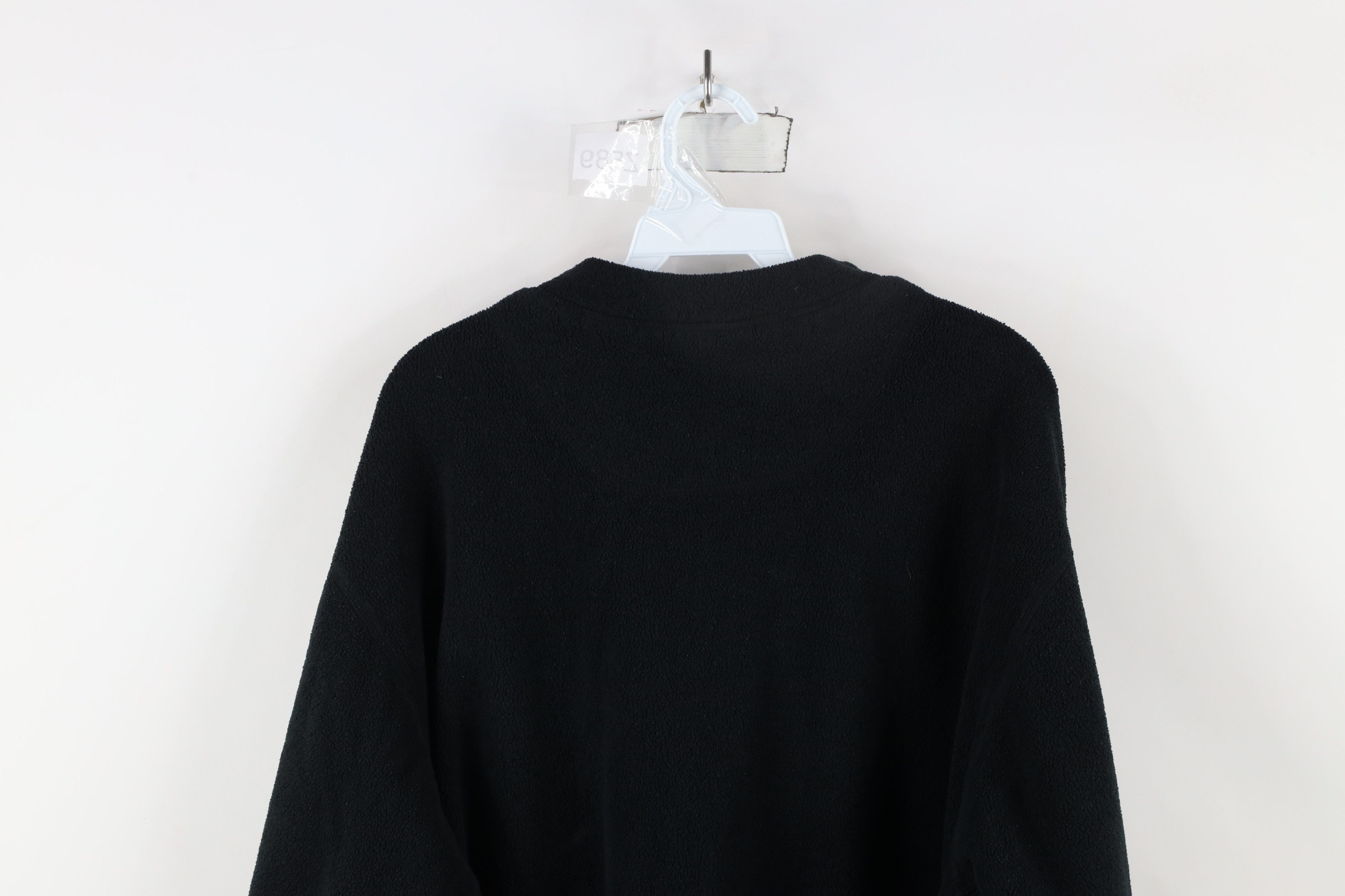 Vintage Vintage 90s Streetwear Fleece Long Sleeve Henley Sweater Size US L / EU 52-54 / 3 - 7 Thumbnail