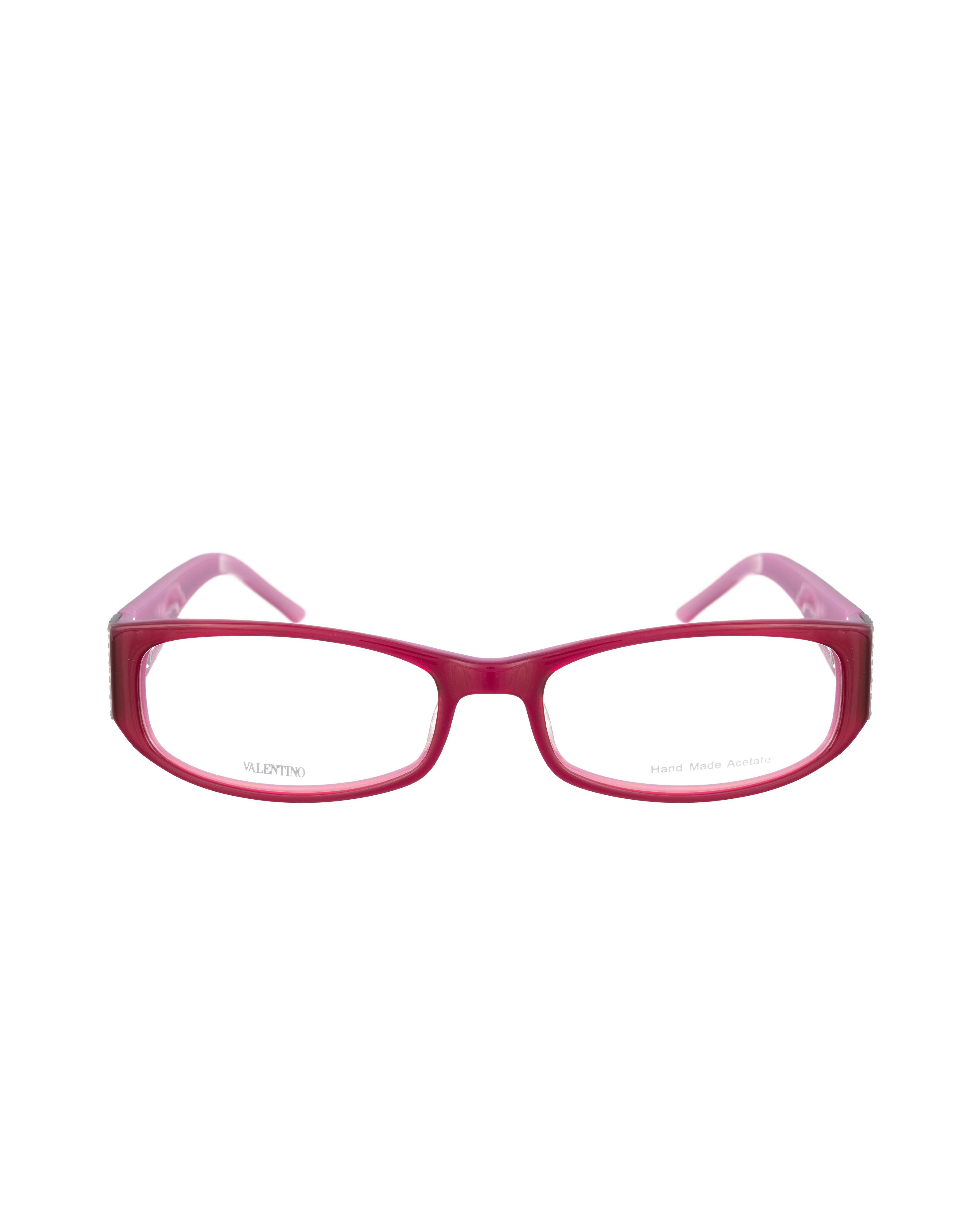 Valentino Valentino '90s Magenta Glasses with White Rhinestones Size ONE SIZE - 3 Thumbnail
