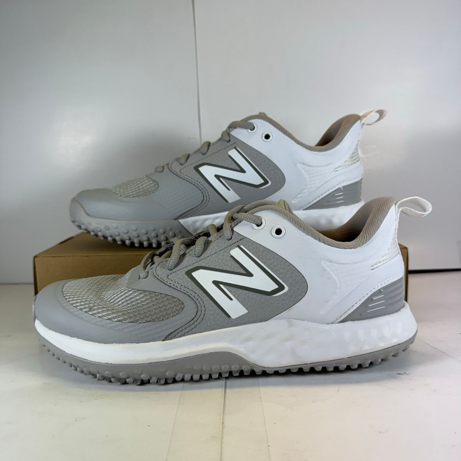 New Balance New Balance Velo V3 Softball Grey/White STVELOG3 Size 9 W Size US 9 / IT 39 - 1 Thumbnail