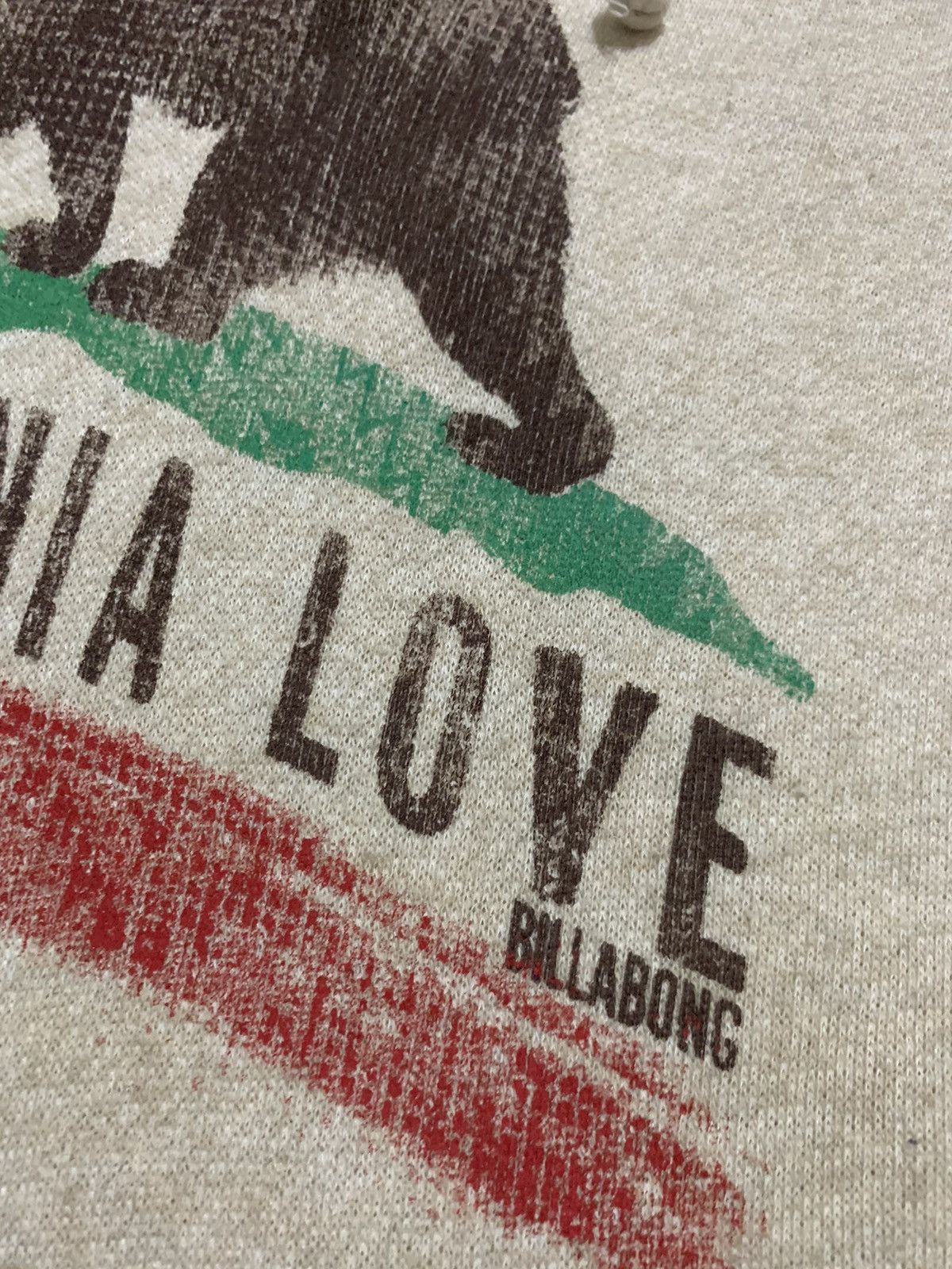 Billabong BILLABONG Women's Graphic Sweater Hoodie California Love L Size L / US 10 / IT 46 - 3 Thumbnail