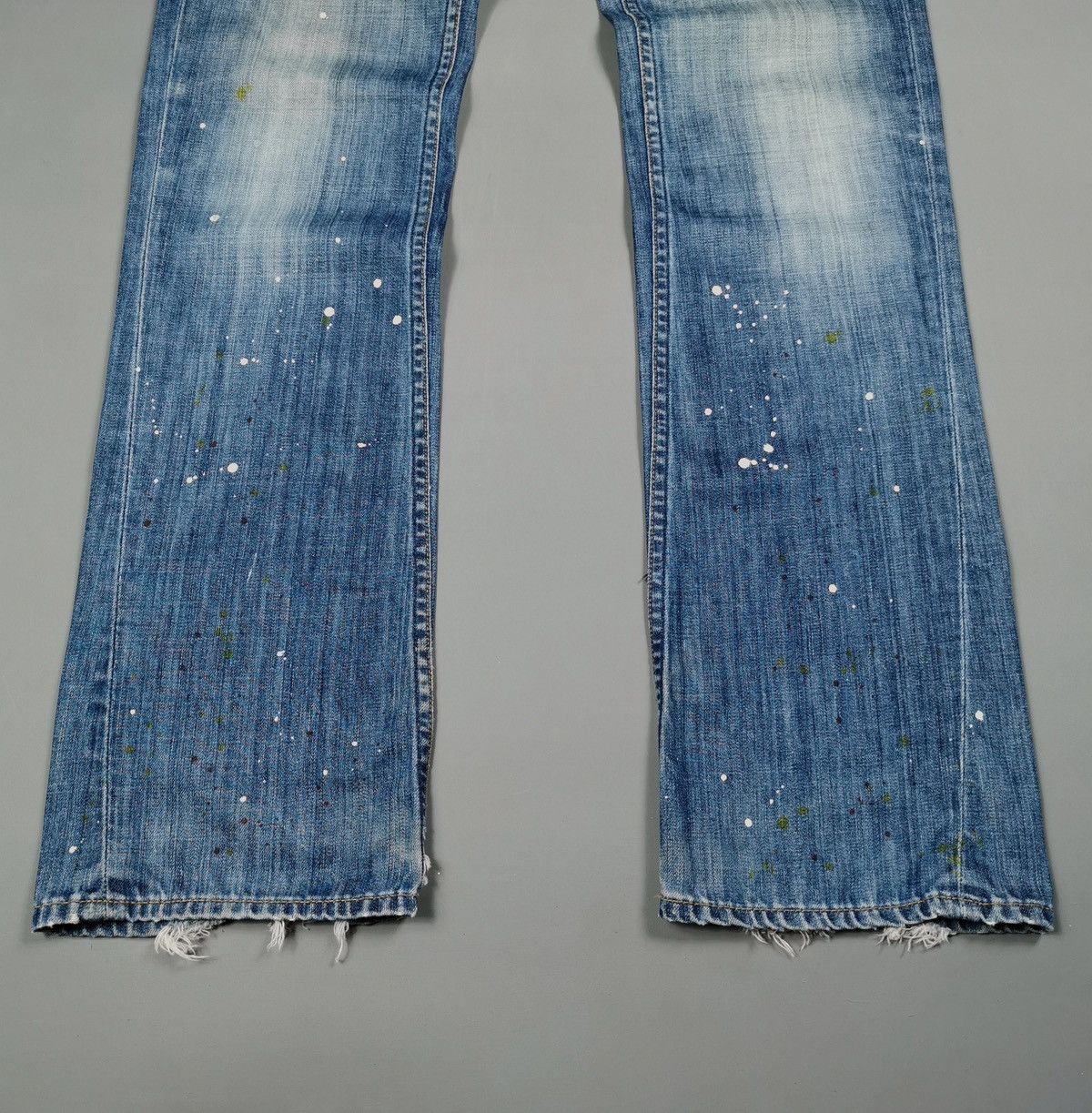 Ben Taverniti Unravel Project Jimmy Taverniti Anti Exposure Paint Dots Denim Jeans Size US 32 / EU 48 - 5 Thumbnail