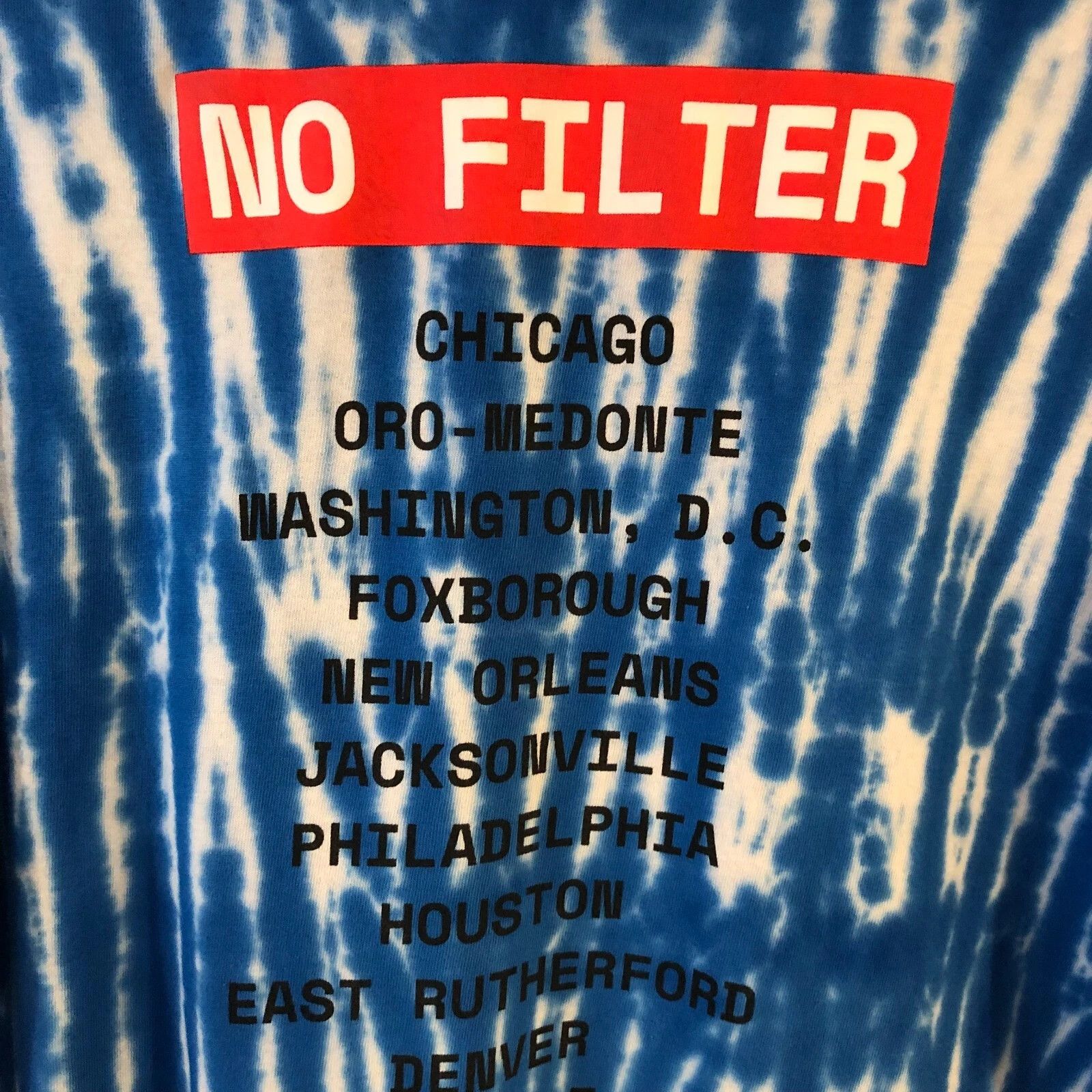 The Rolling Stones 2019 NO FILTER Tour Tie Dye T-shirt Size US L / EU 52-54 / 3 - 6 Thumbnail