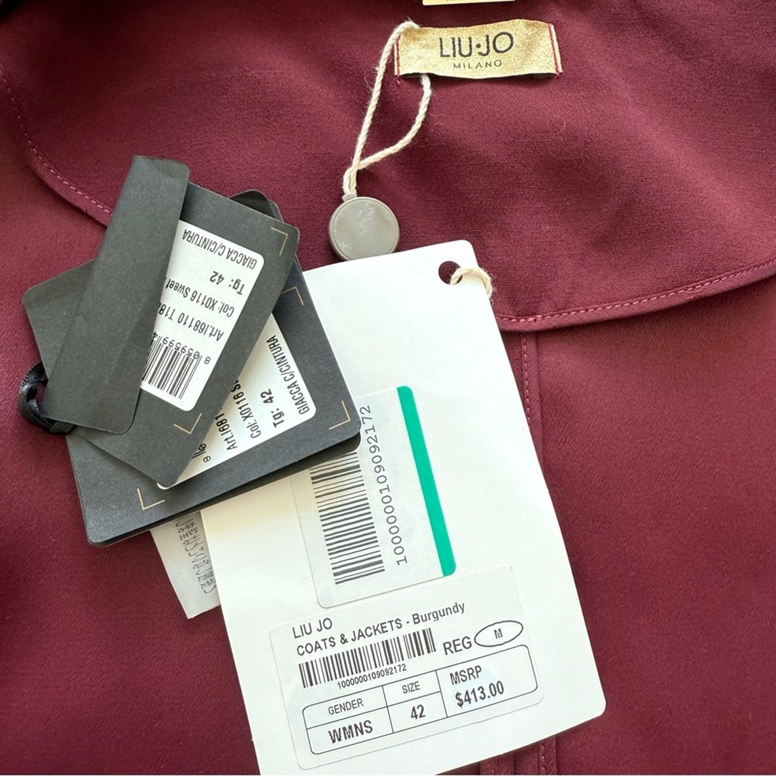 Other NWT!!! LIU JO women jacket size M Retail 413$ Size M / US 6-8 / IT 42-44 - 7 Thumbnail
