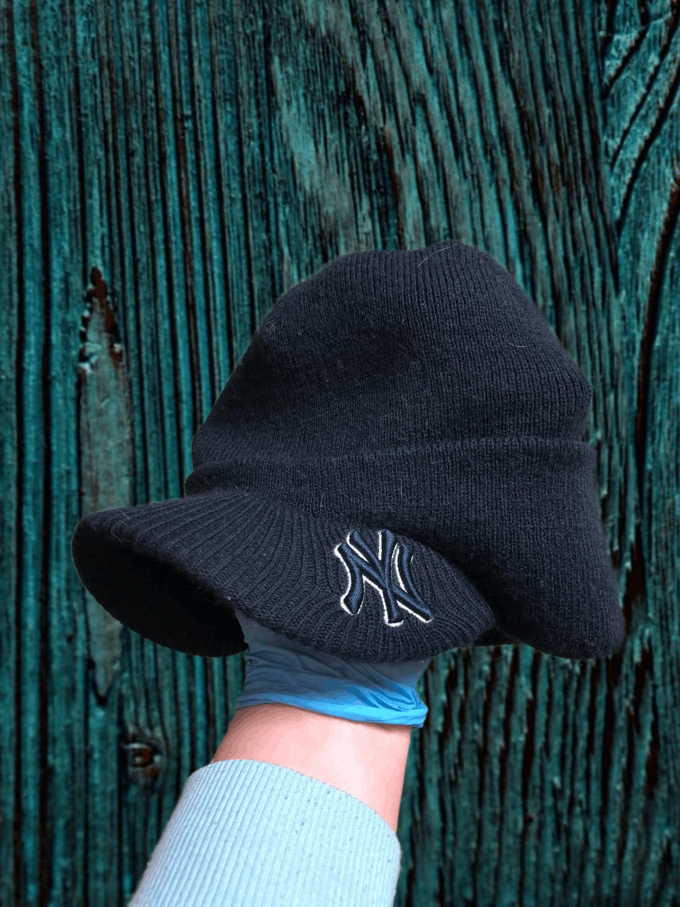 New York Yankees New York Team Baseball Yankees Inspired Adult Knit HAT Size ONE SIZE - 1 Thumbnail