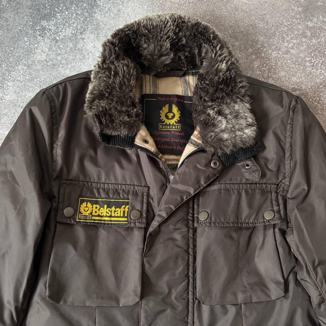 Belstaff × Vintage Belstaff Vintage Moto/Biker Belted Jacket Size M / US 6-8 / IT 42-44 - 2 Thumbnail