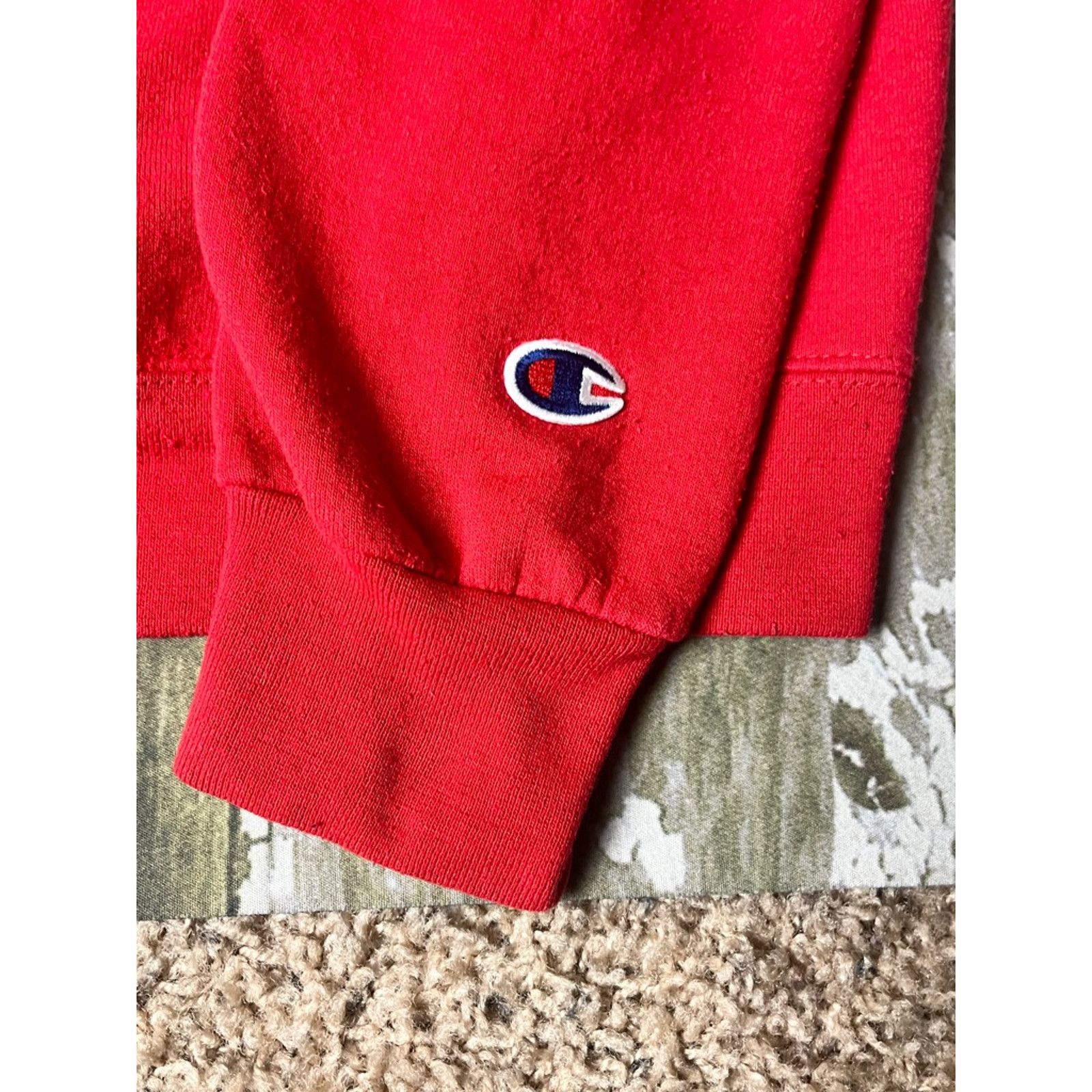 Champion Wisconsin Badgers Vintage Champion Mens Sweatshirt Red M Size US M / EU 48-50 / 2 - 5 Thumbnail