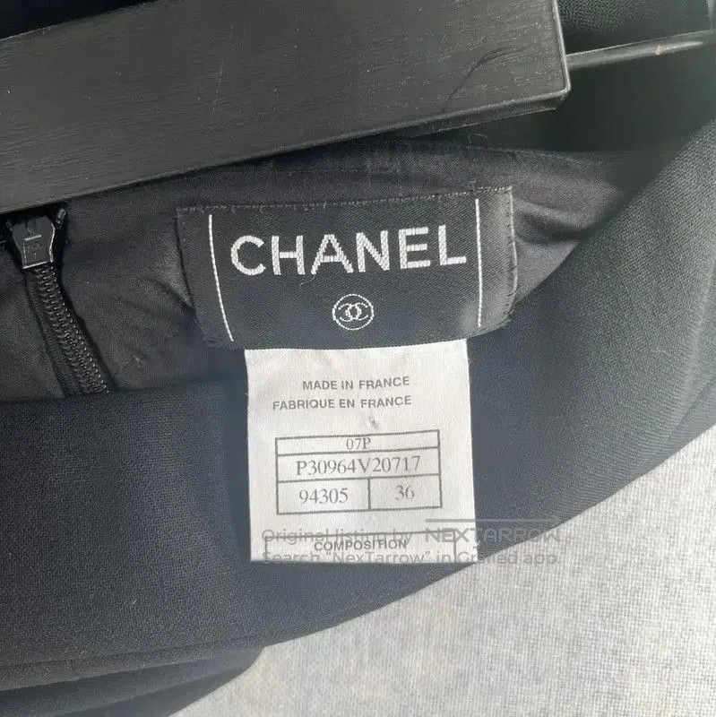 Chanel Chanel Summer Black Women's Skirt . Size 23" - 4 Thumbnail