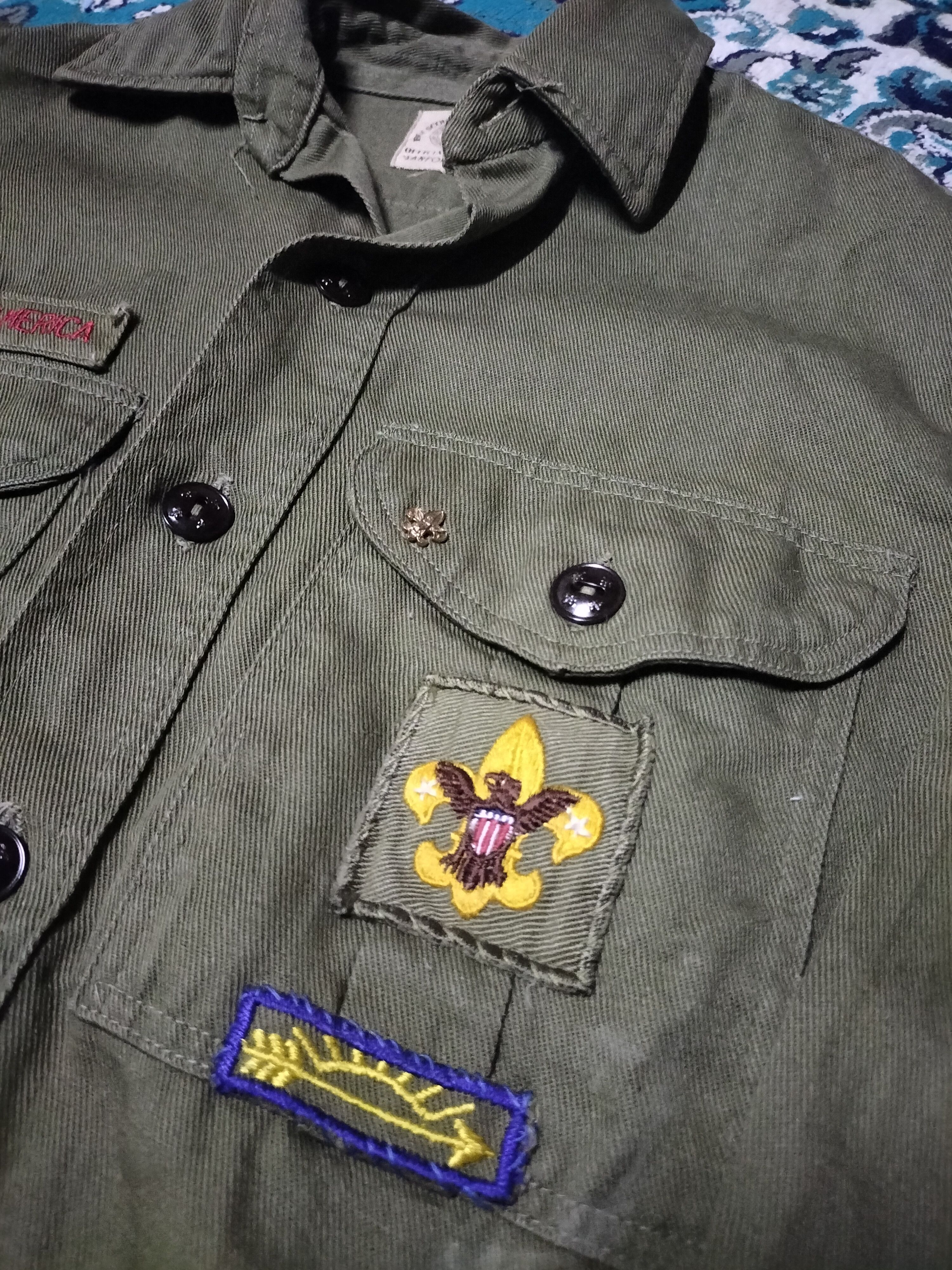 Vintage Vintage 60s Boy Scouts Of America 1966 Apache BSA Camp KIDS Size US XXS / EU 40 - 8 Thumbnail