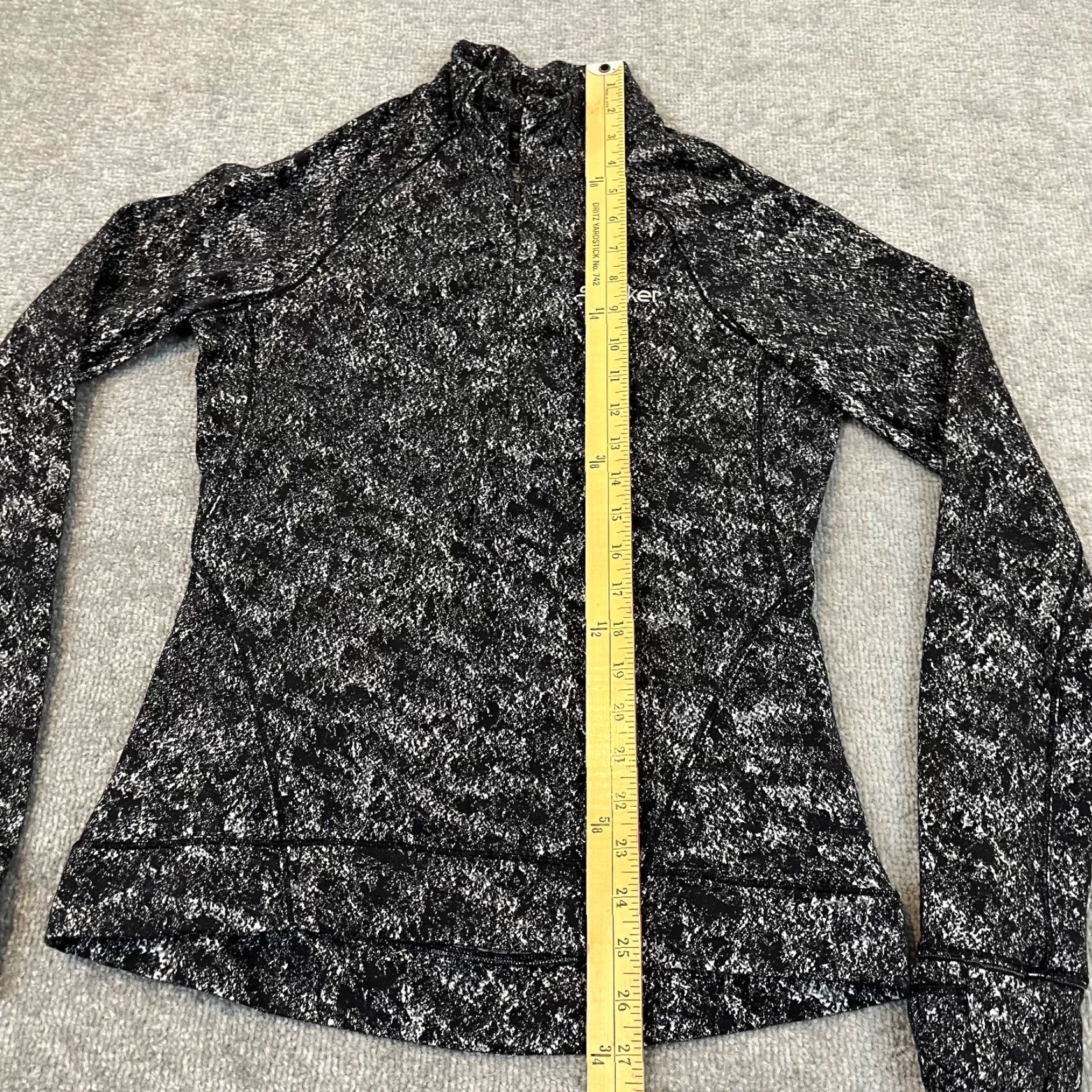Lululemon LULULEMON Jacket Womens Size 8 Black White Outrun The Elements 1/2 Zip Pullover Multicolor Size M / US 6-8 / IT 42-44 - 5 Thumbnail