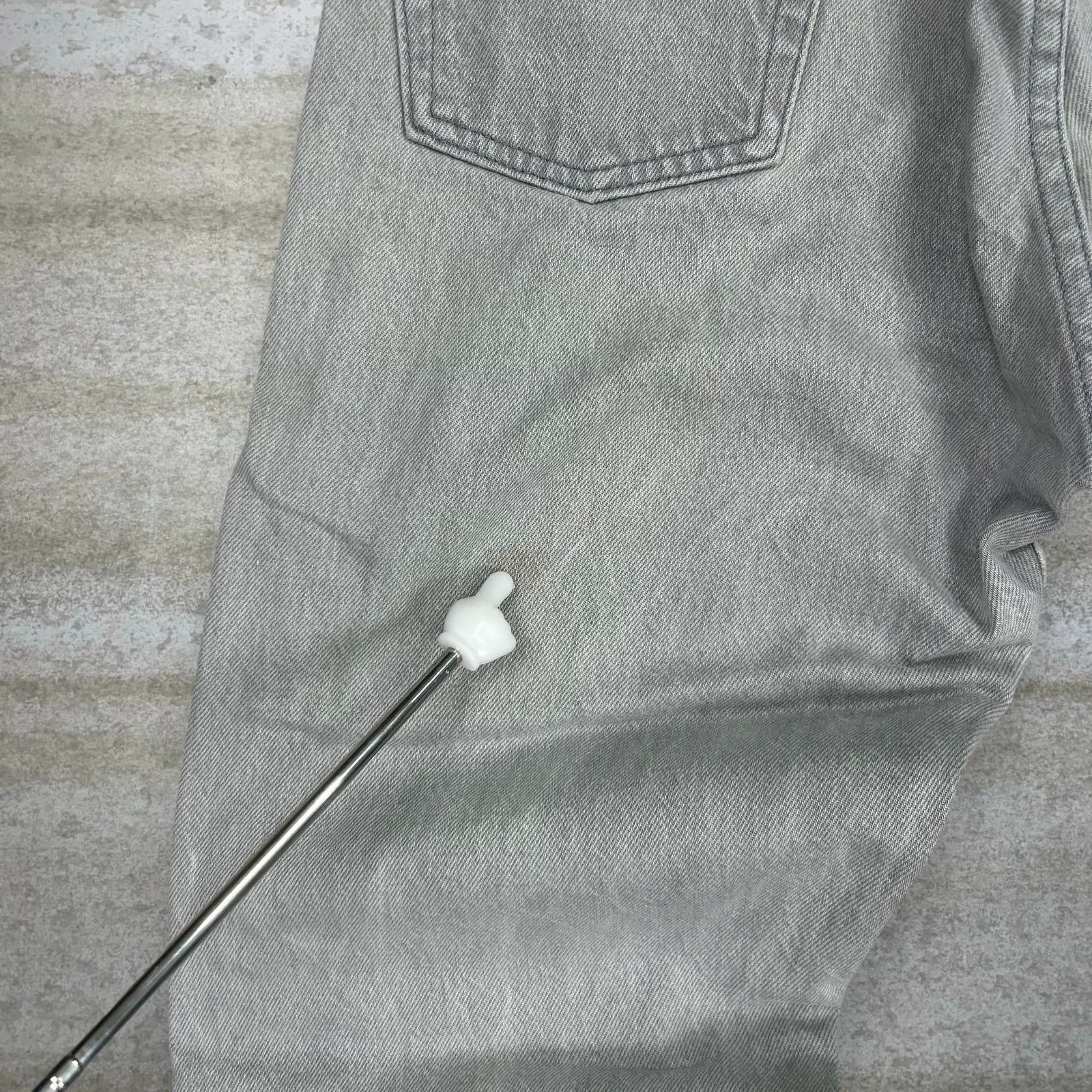 True Vintage 70s Levis Jeans 501 31x30 Regular Straight Grey