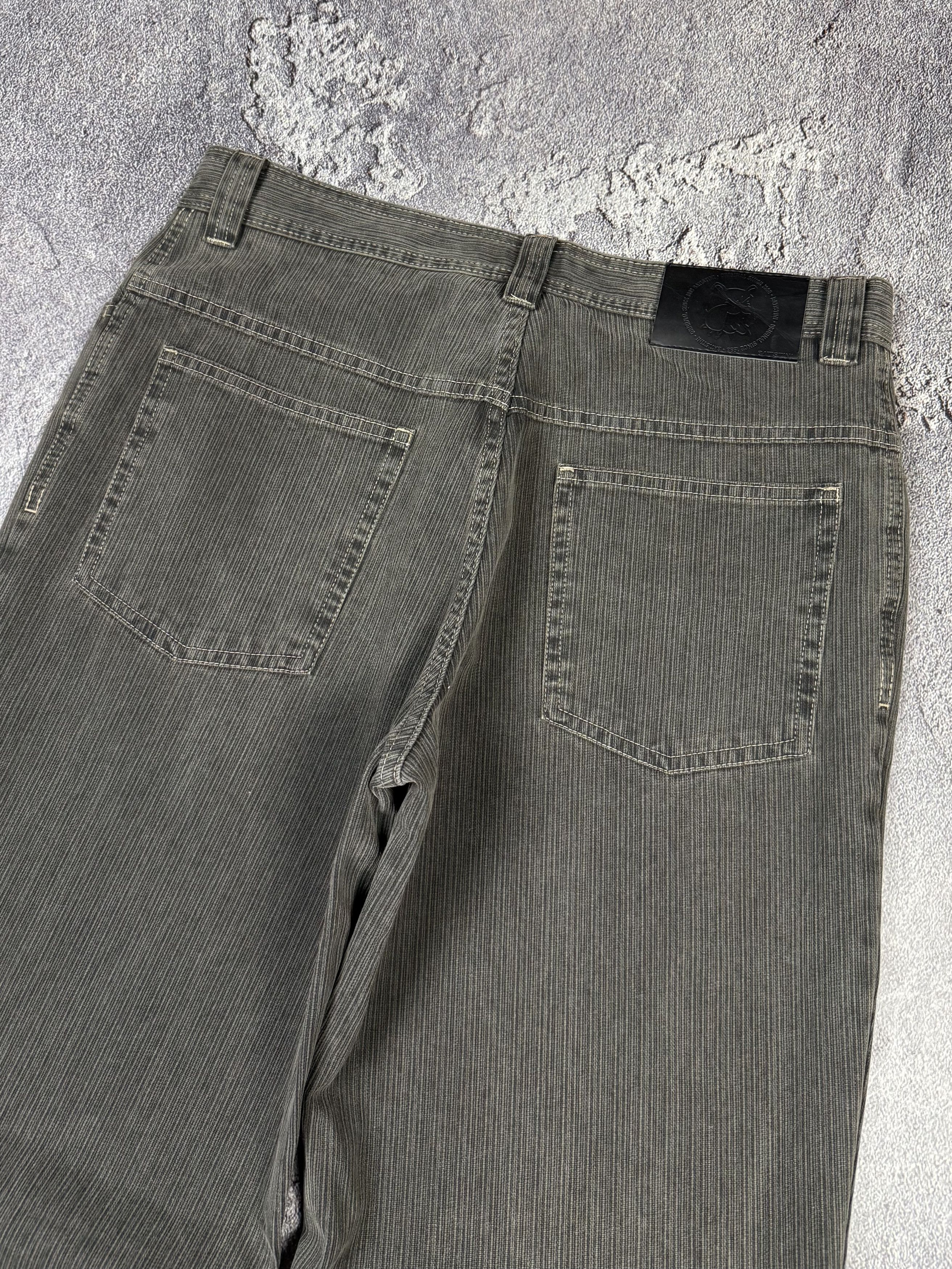 If Six Was Nine Y2K If Six Was Nine Baggy Grey Straight Fit Pants VTG Size US 31 - 3 Thumbnail
