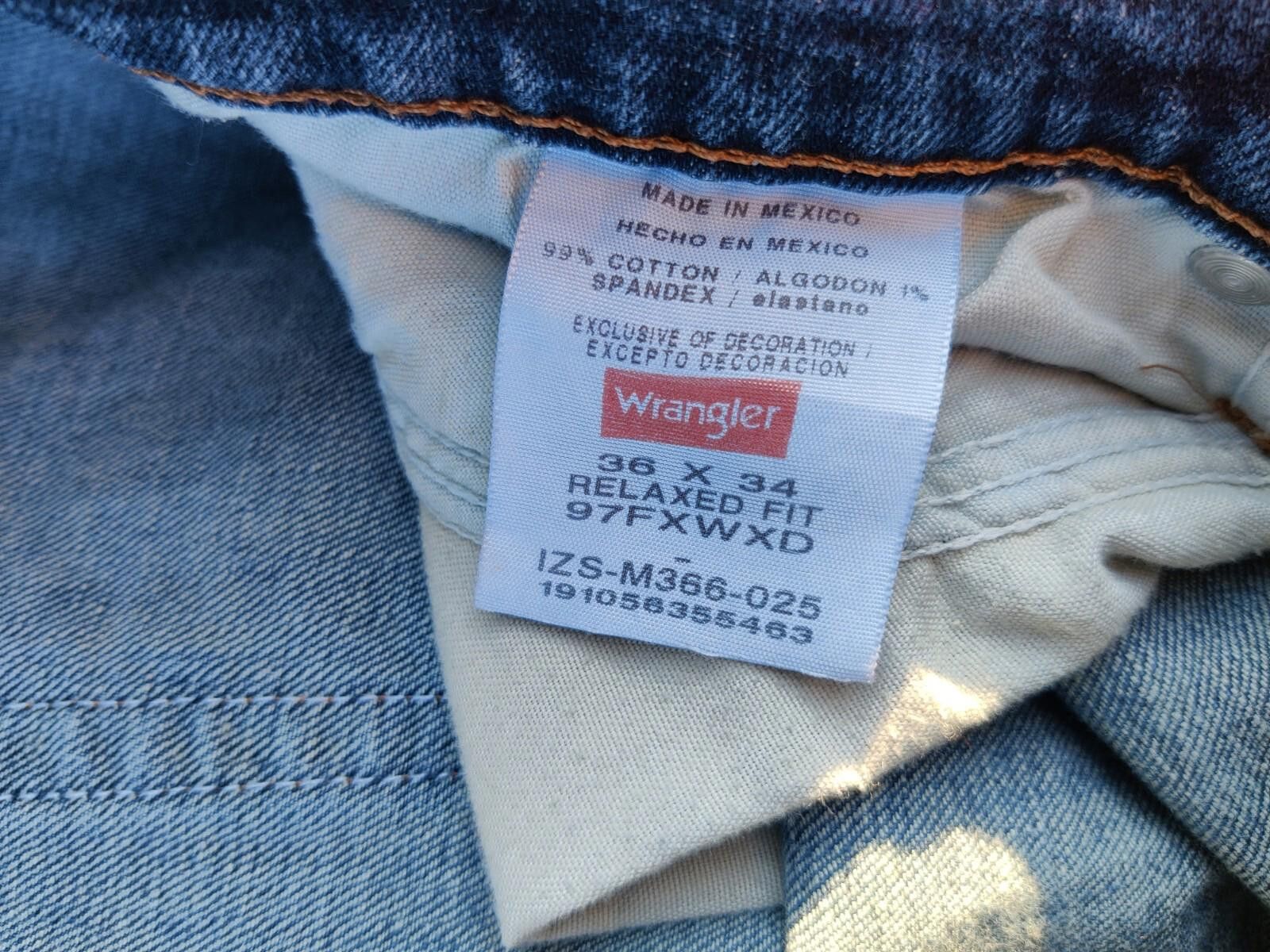 Wrangler Wrangler Jeans STAINED RK JEANS Lot Of 2 36×34 Wash Size US 36 / EU 52 - 9 Thumbnail