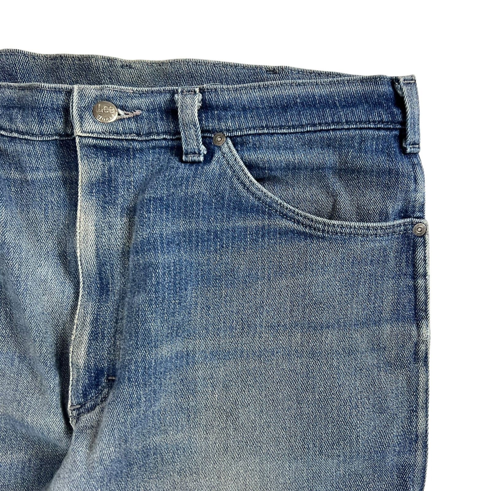 Lee × Vintage Vintage 90s Lee piped faded jeans (35x27) Size US 35 - 9 Thumbnail