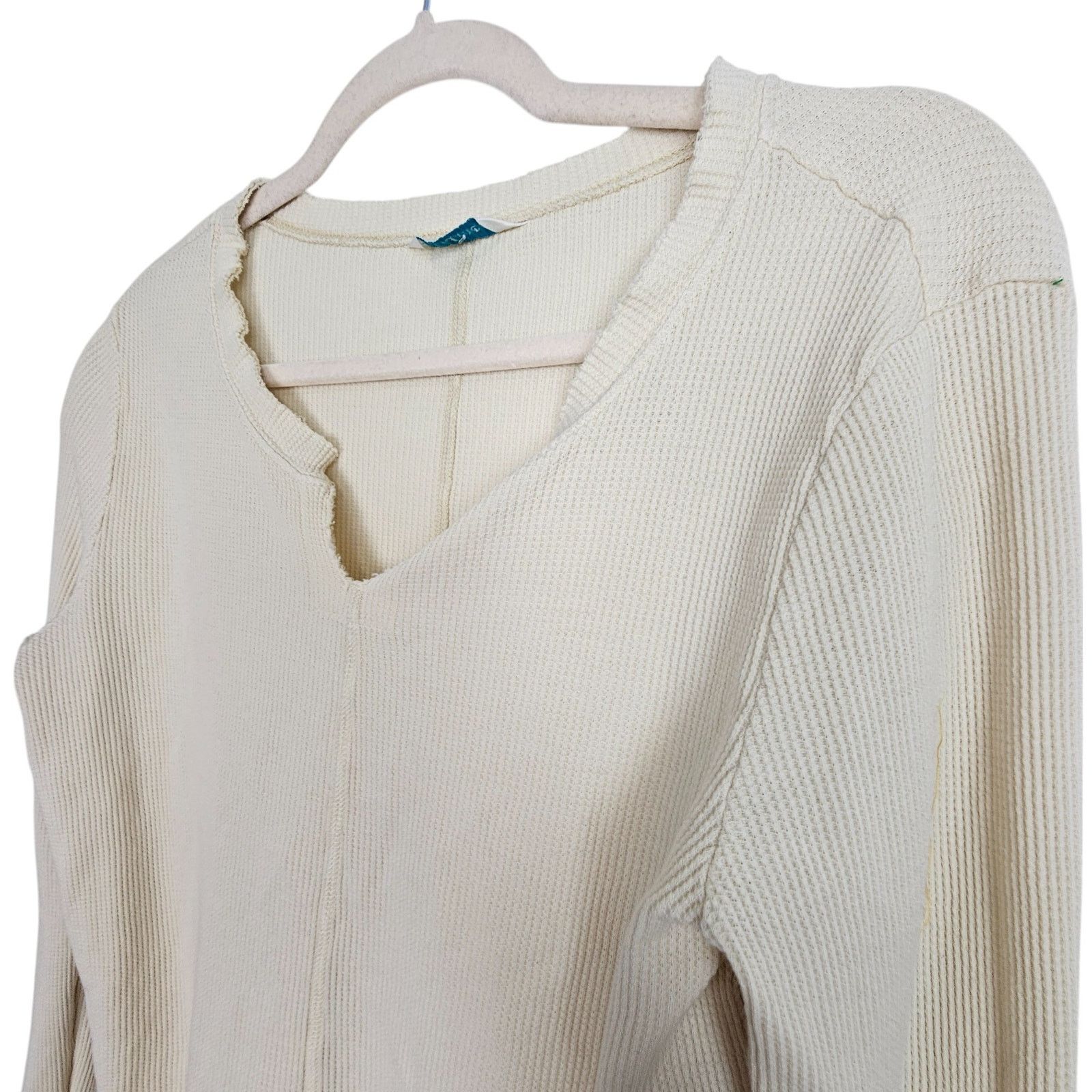 Sundry Sundance Womens Thermal Waffle Knit Top M Minimalist Casual Size M / US 6-8 / IT 42-44 - 5 Thumbnail