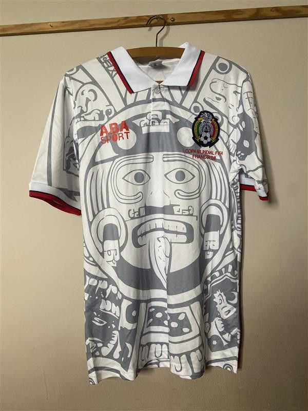 Vintage MEXICO 1998 World Cup France M - Aba Sport - UNIQUE