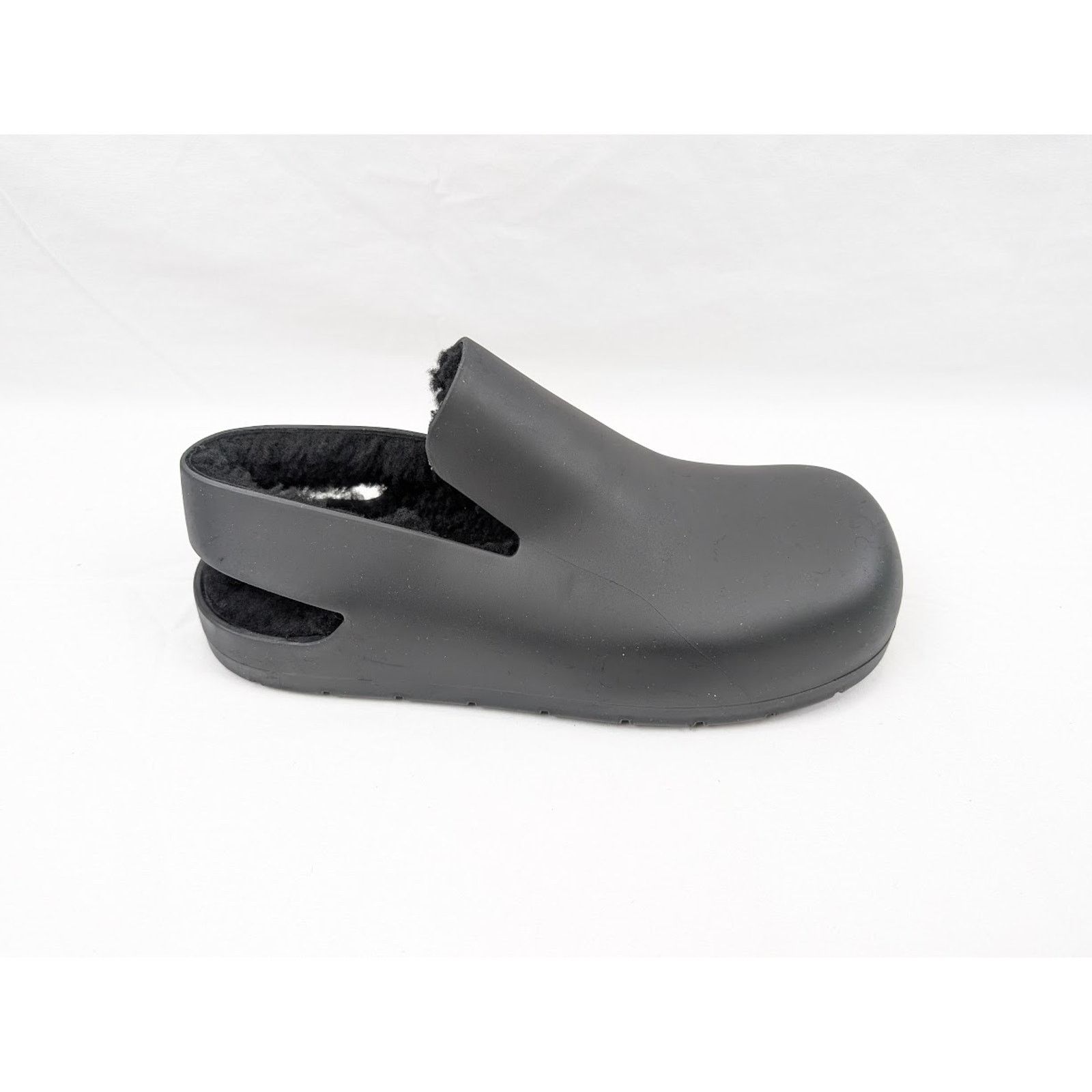 Bottega Veneta o1rshd1 Q:3/dup/ Rubber Sole shearling Puddle Sandal Black Size US 13 / EU 46 - 1 Thumbnail