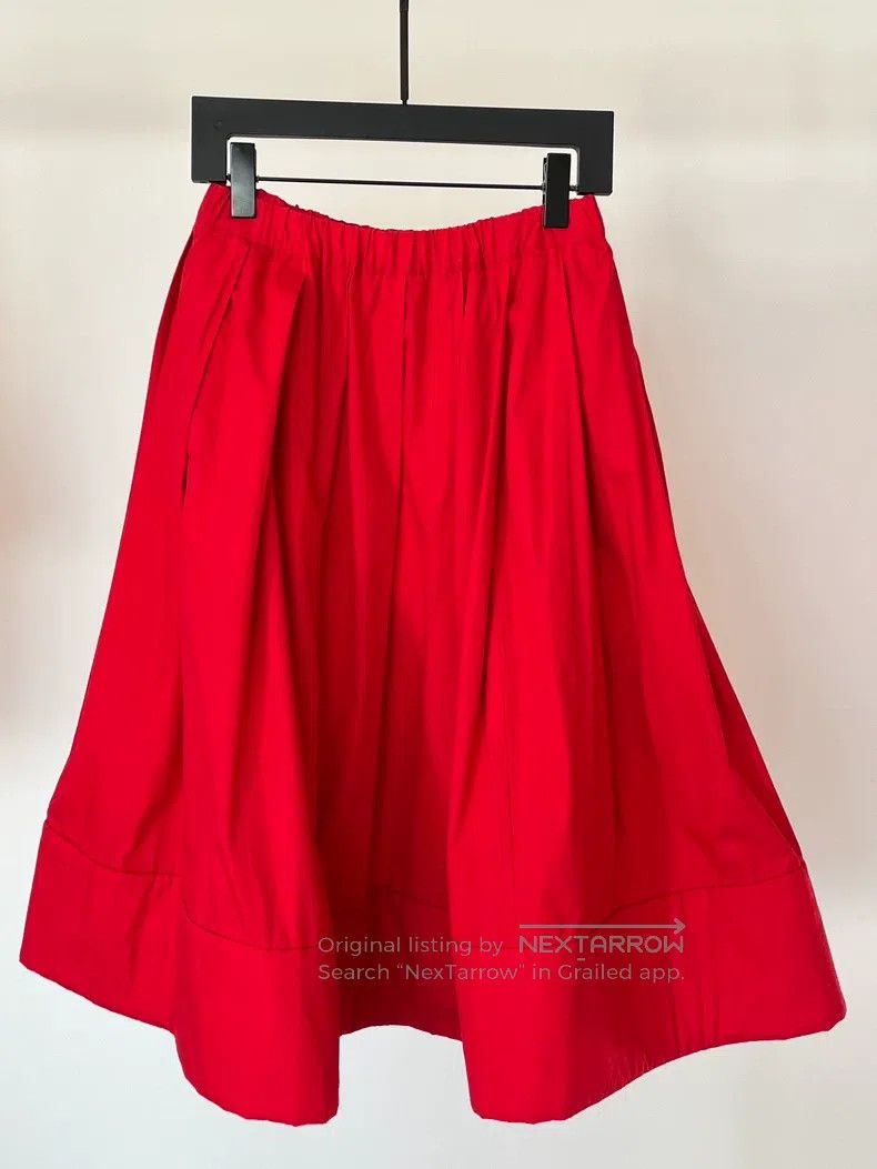 Comme des Garcons Comme Des Garcons size S Red Pleated Half Skirt Size 22" - 4 Thumbnail