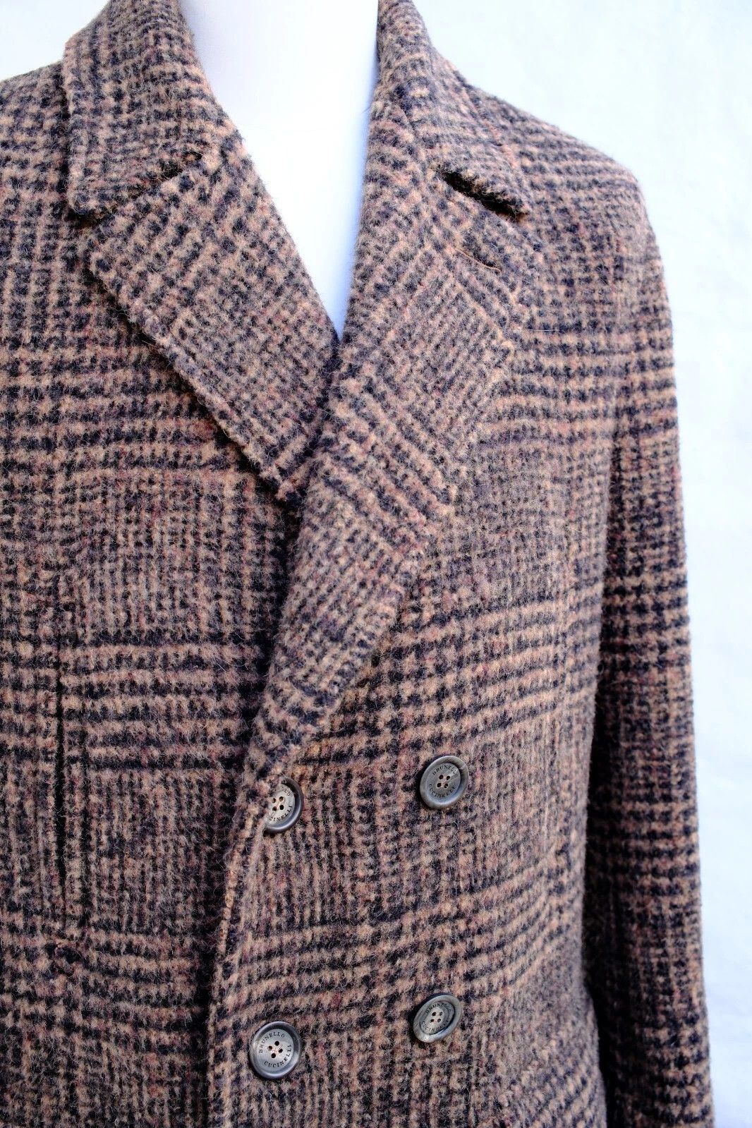 Brunello Cucinelli NEW Brunello Cucinelli Double Breasted Overcoat US 40 EU 50 Size US M / EU 48-50 / 2 - 2 Thumbnail