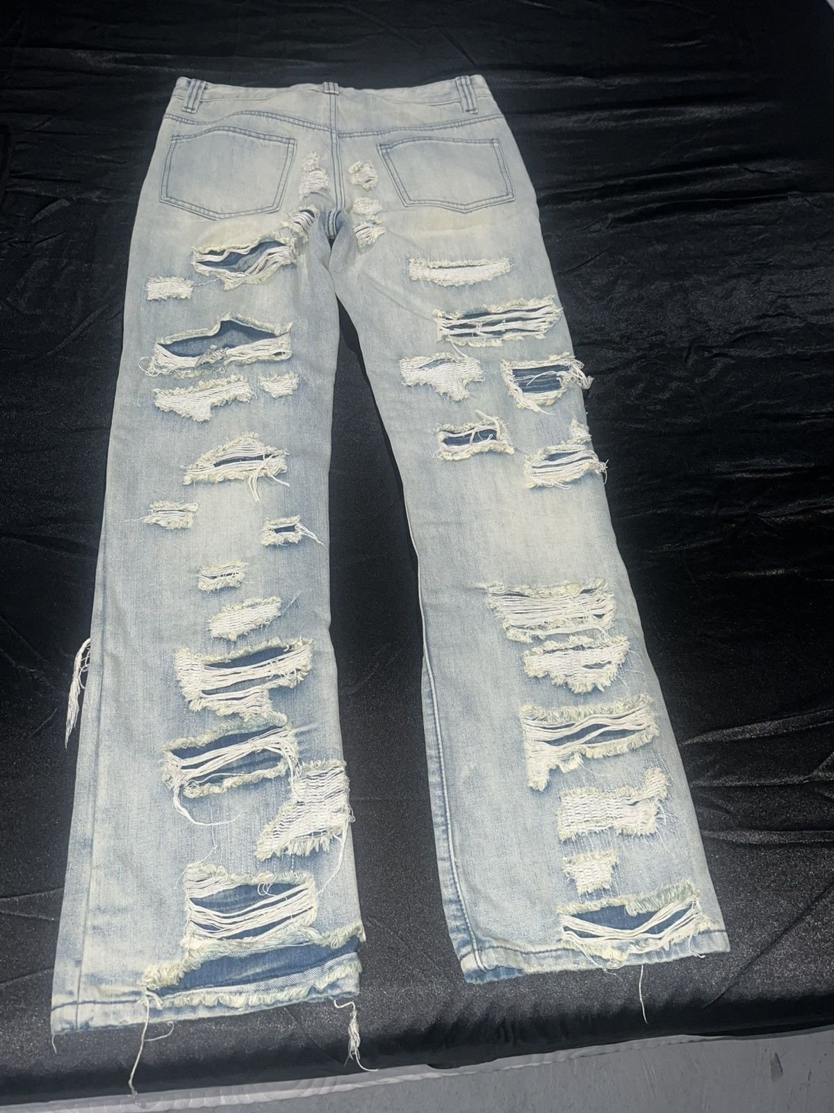 Jaded London Light Blue Jaded London Avalanche Jeans Size US 32 / EU 48 - 2 Thumbnail