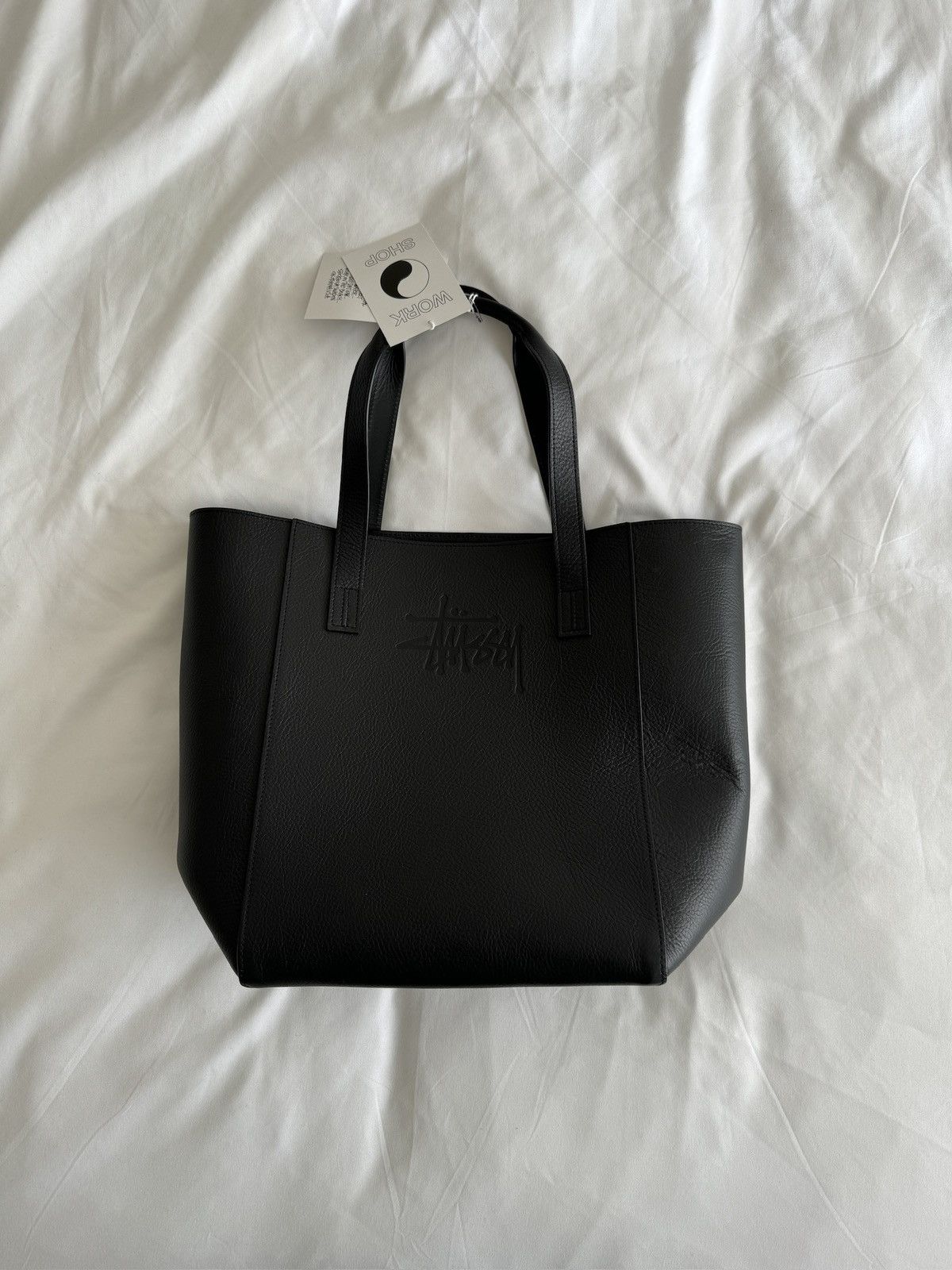 【Stussy x Our Legacy】 Work Shop Big Beach Tote Bag Black Buy Stussy x Our Legacy Work Shop Big Beach Tote 'Black