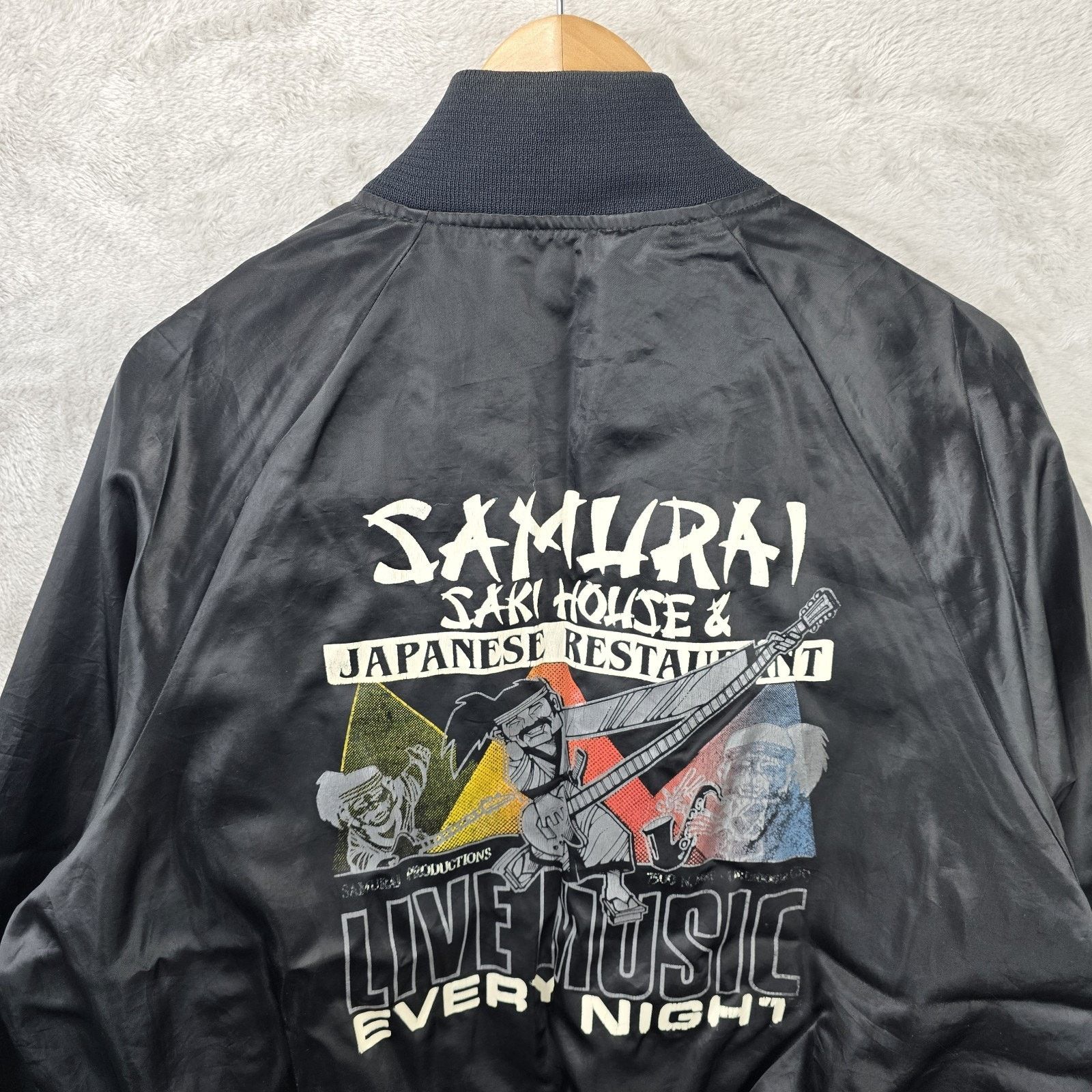 Auburn Sportswear Vintage Samurai Saki House Jacket XL Satin Restaurant 90s Size US XL / EU 56 / 4 - 3 Thumbnail