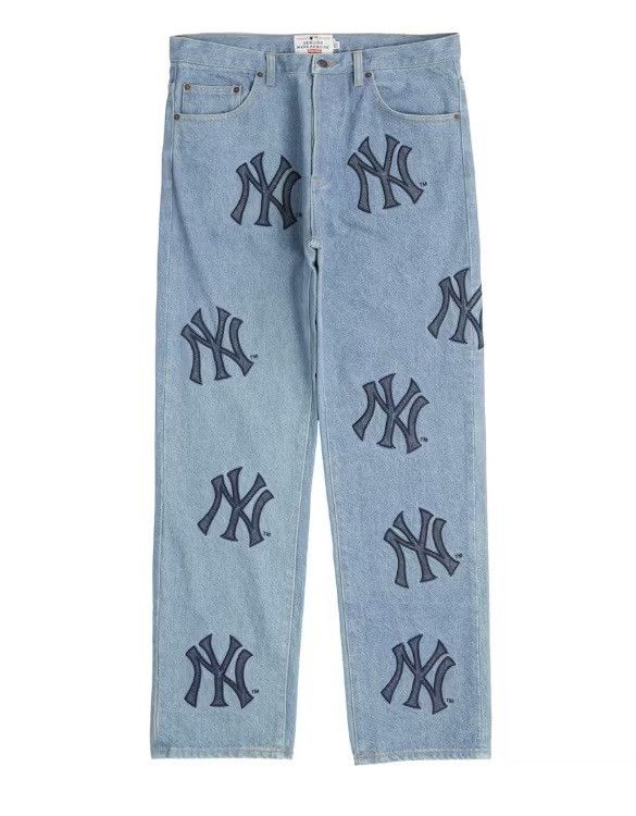 パンツ Supreme New York Yankees Regular Jean Supreme x New York Yankees Regular Jean Washed Blue Men's