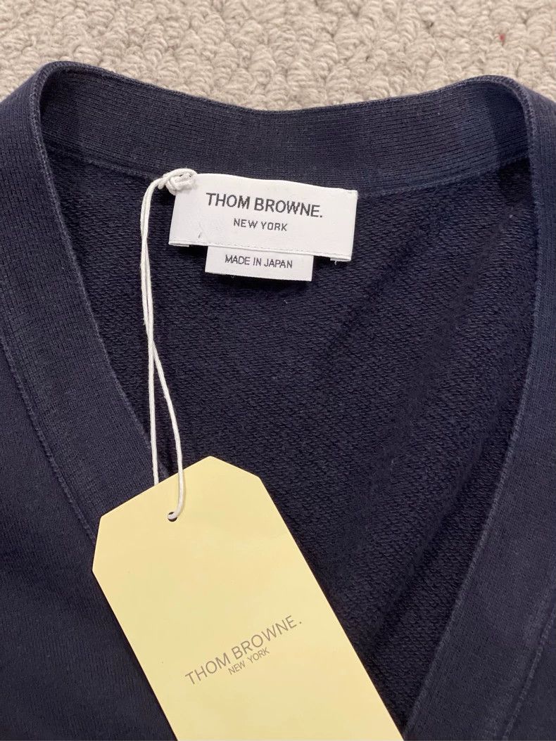 Thom Browne Thom browne Dark blue cardigan jacket 2504-Nextarrow Size US XS / EU 42 / 0 - 5 Thumbnail