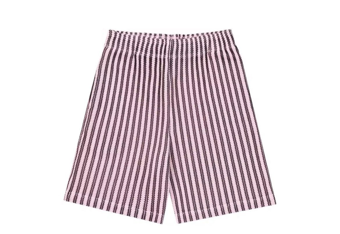 Eric Emanuel Eric Emanuel EE pink & black knit shorts medium Size US 30 / EU 46 - 1 Thumbnail