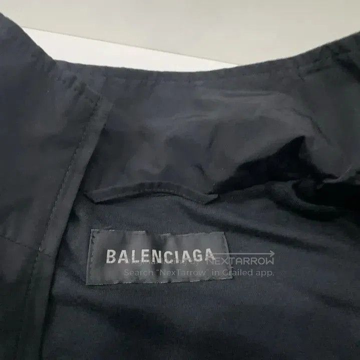 Balenciaga Balenciaga Black Printed Zip Collar Long Sleeve Jacket. Size US L / EU 52-54 / 3 - 4 Thumbnail