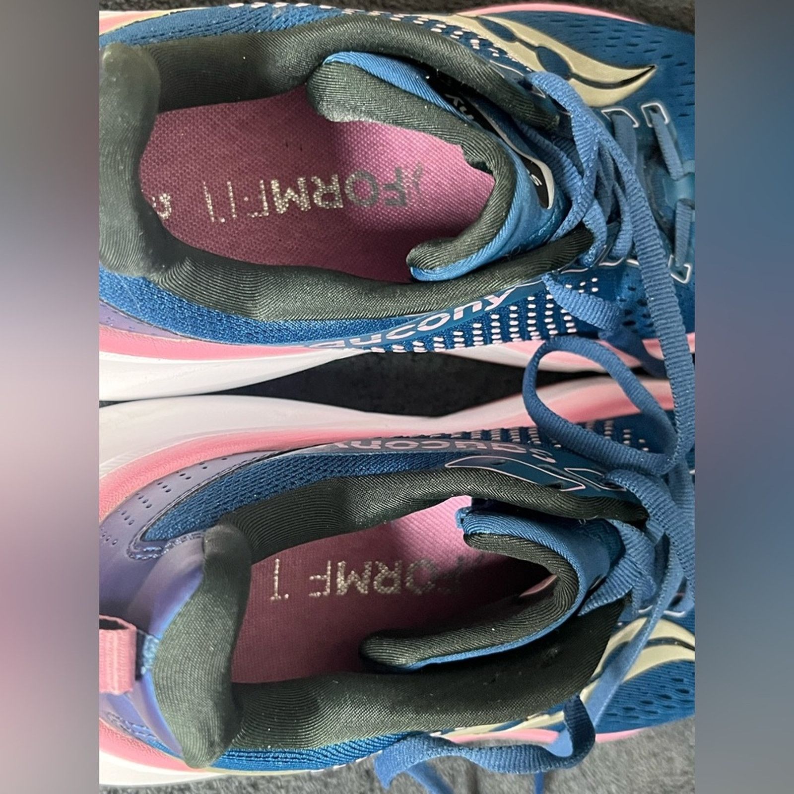Saucony Saucony Guide 17 Shoes Navy Orchid Road Jogging Stability Size US 9 / IT 39 - 9 Thumbnail