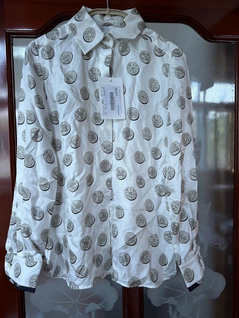Max Mara max mara Main line silk shirt Size M / US 6-8 / IT 42-44 - 3 Thumbnail