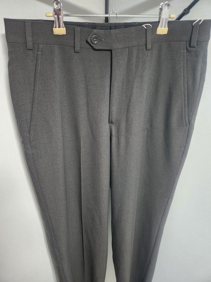 Armani Collezioni Armani collezioni wool Charcoal 슬렉스 Size US 30 / EU 46 - 4 Thumbnail
