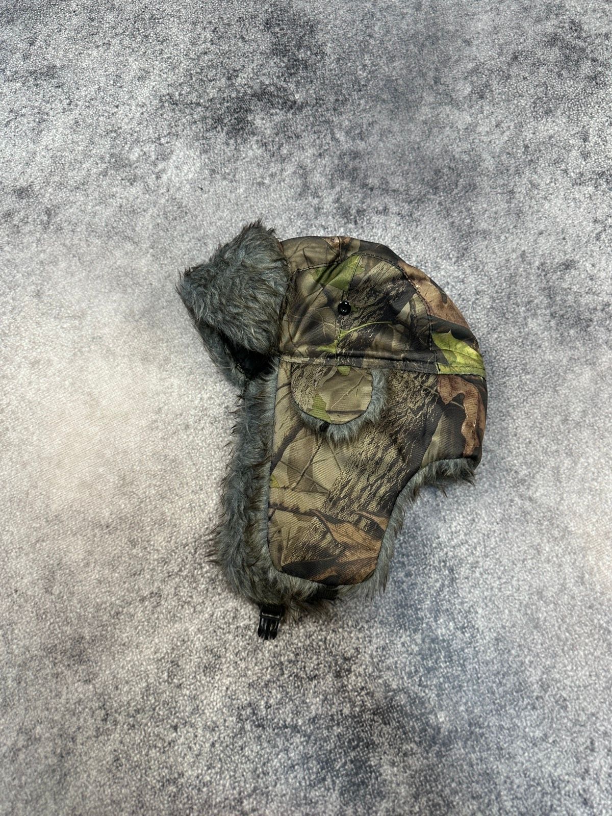 Pre-owned Archival Clothing Vintage Camo Ushanka Casual Streetwear Military Casual In Military Camouflage