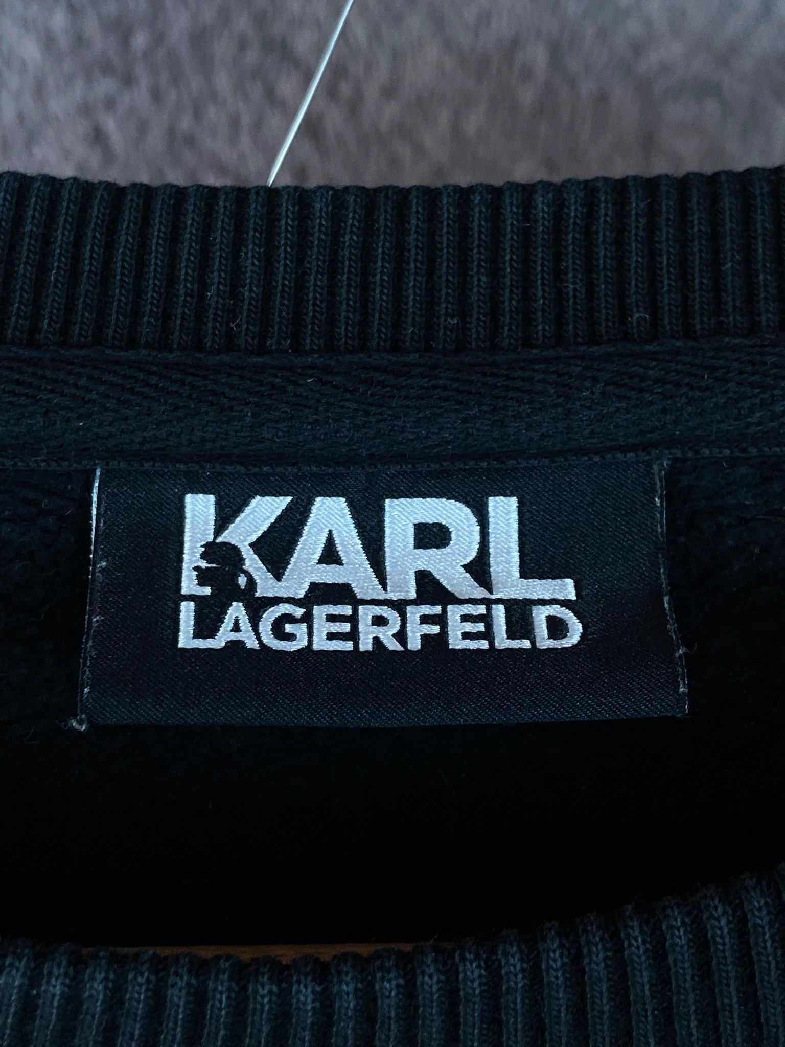 Karl Lagerfeld Karl Lagerfeld sweatshirt black vintage retro streetwear Size US M / EU 48-50 / 2 - 3 Thumbnail