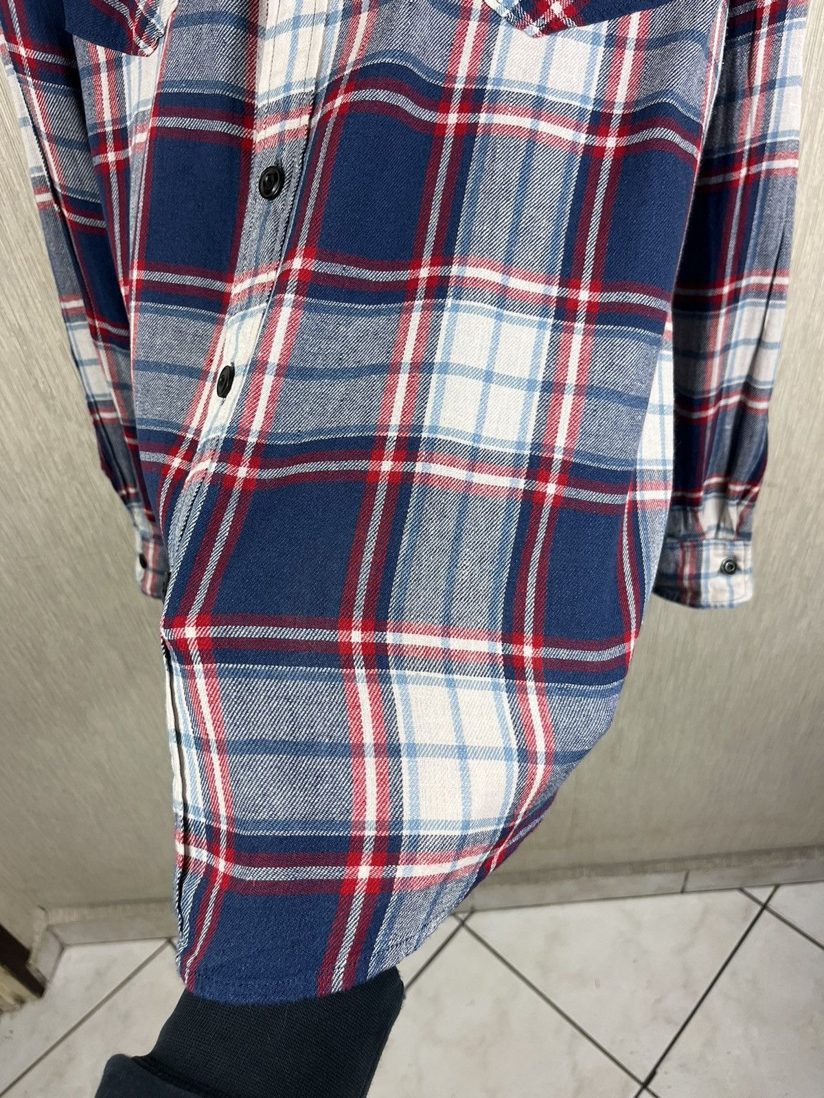 Denim & Supply Ralph Lauren × Flannel × Ralph Lauren Ralph Lauren denim& supply linen flannel checked plaid shirt Size US XL / EU 56 / 4 - 14 Thumbnail