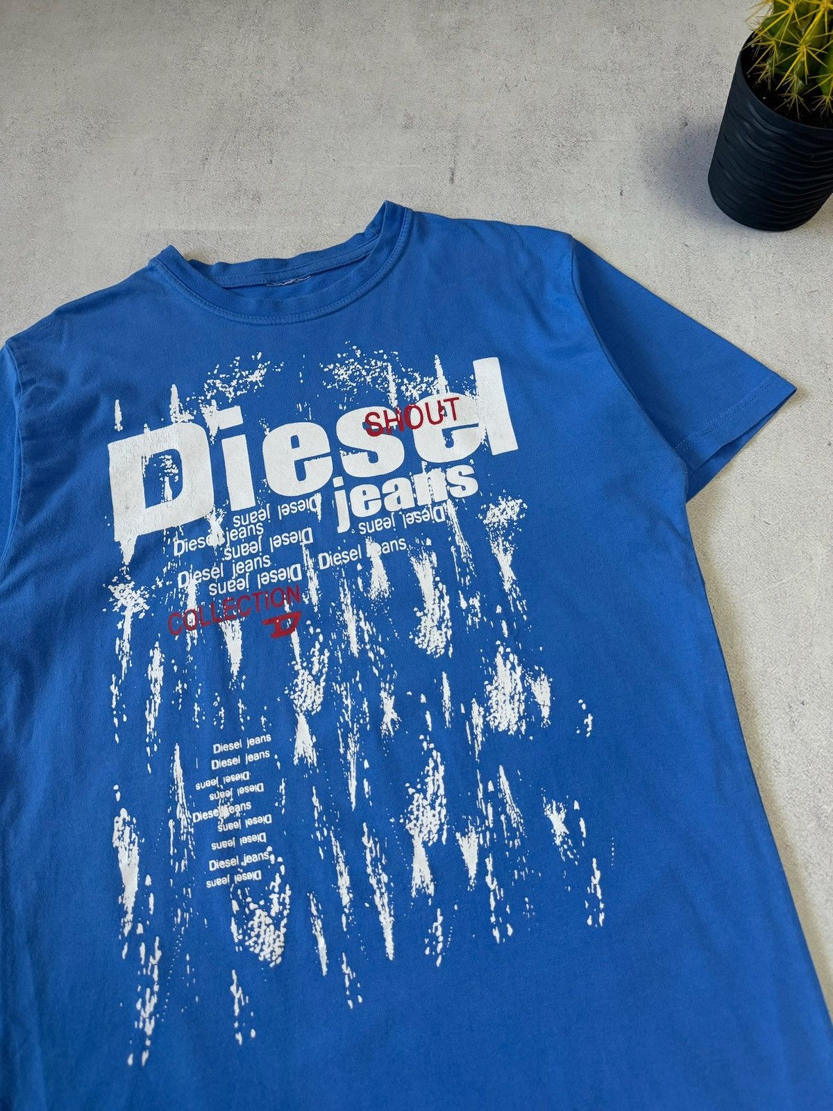 Diesel Vintage Diesel T Shirt Tee Big Logo Baggy Y2K 90s Crazy Size US M / EU 48-50 / 2 - 4 Thumbnail