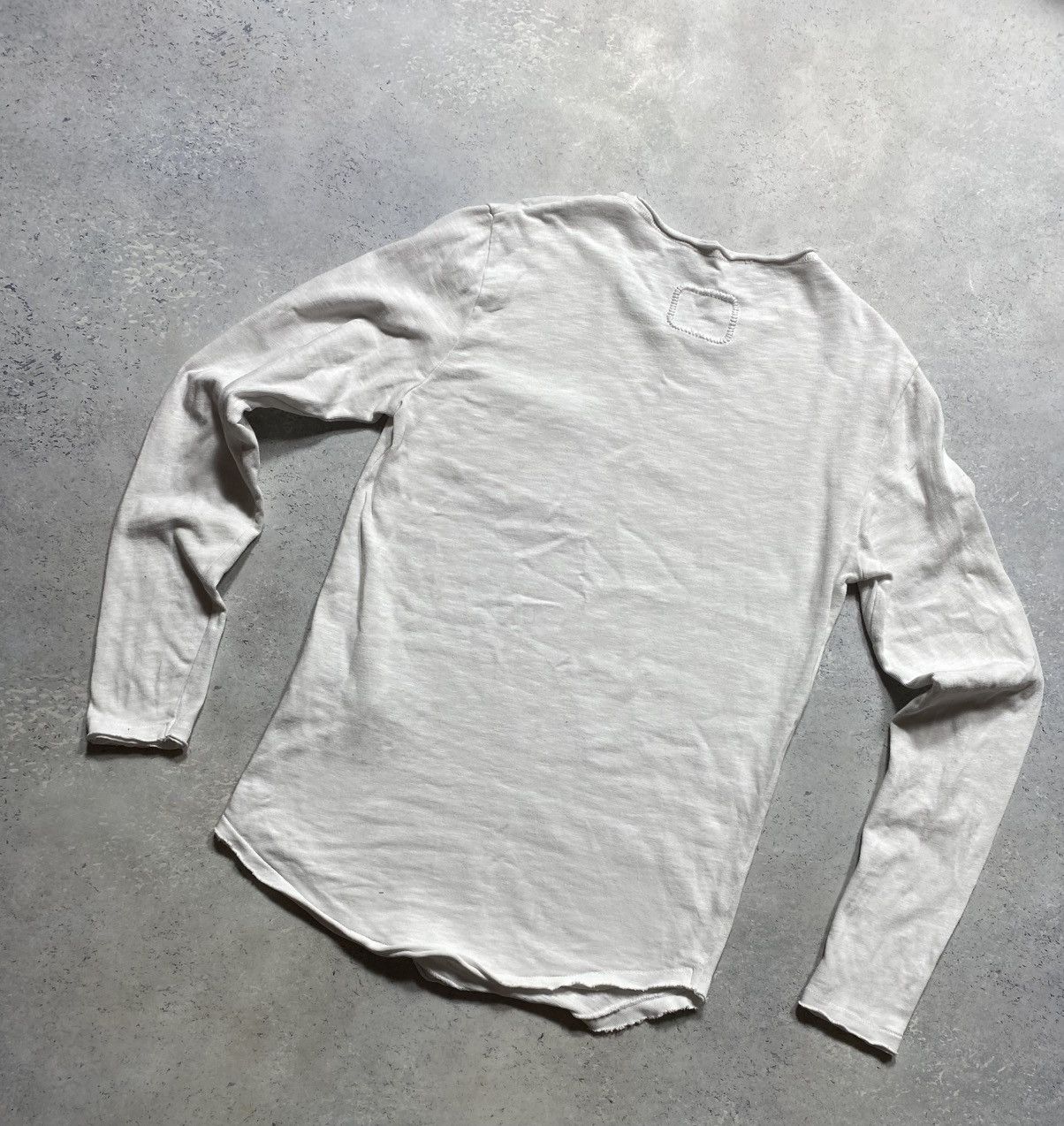 Thom Krom Young Poets Society white distressed sweater Size US S / EU 44-46 / 1 - 6 Thumbnail